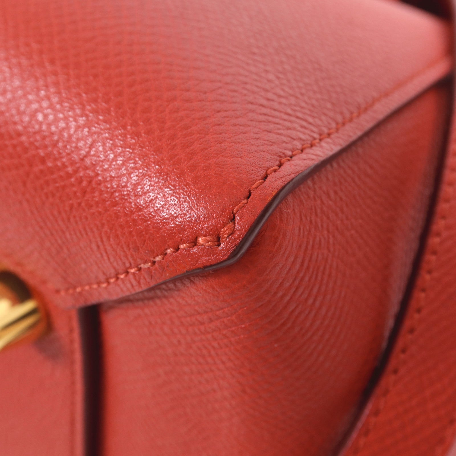 CELINE 牛皮皮革Micro Belt Bag金扣手挽肩背兩用袋