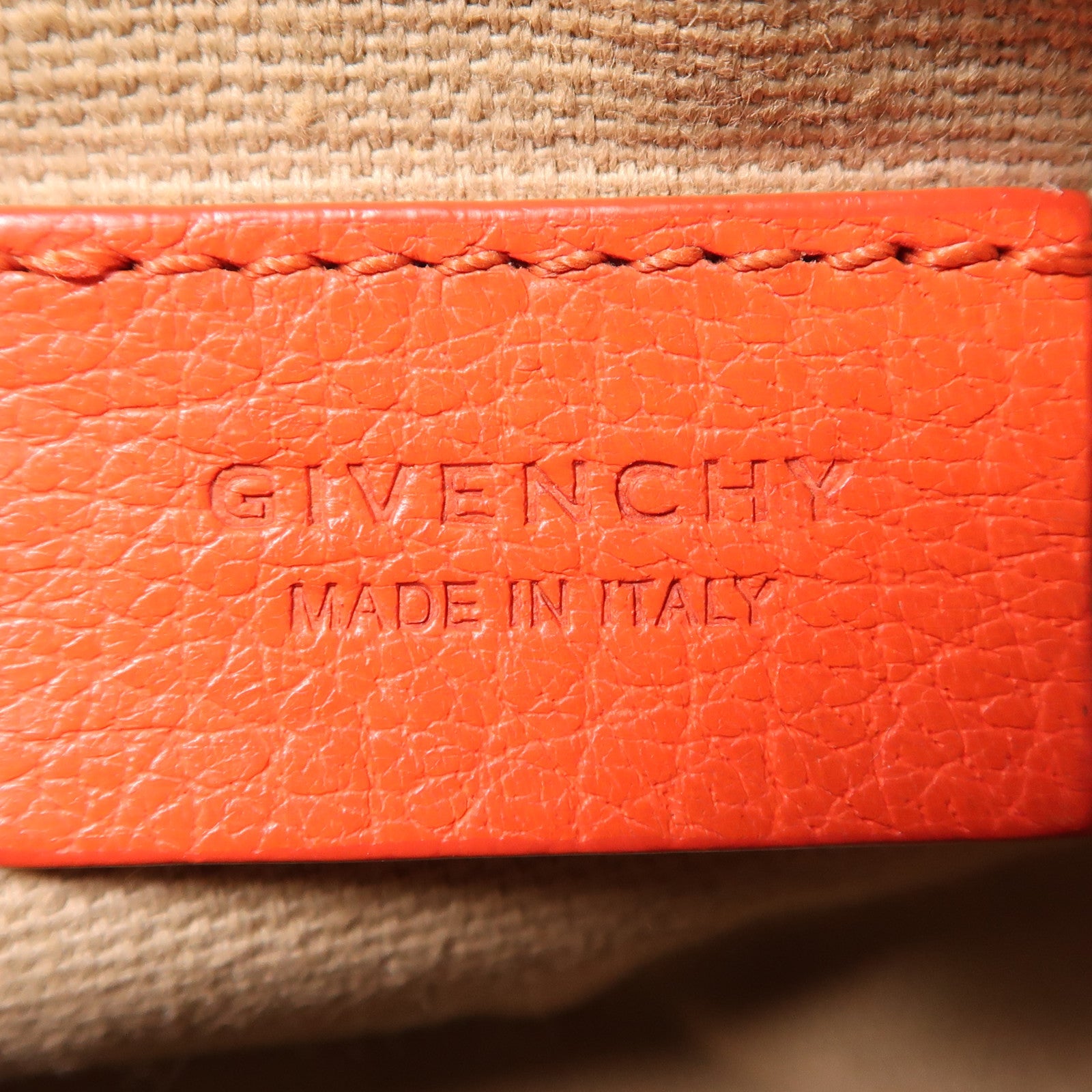 GIVENCHY SHW Shoulder Bag Calfskin Leather Red