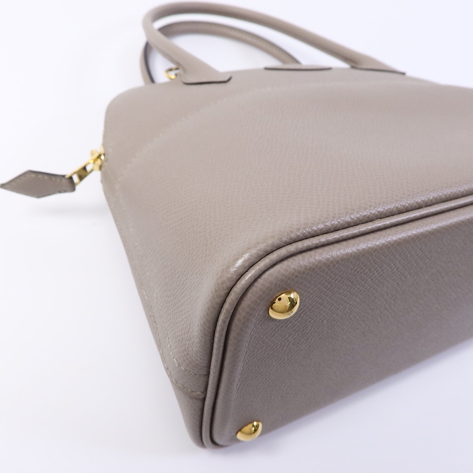 HERMES Epsom皮革Bolide 27手挽肩背兩用袋Gris Tourterelle