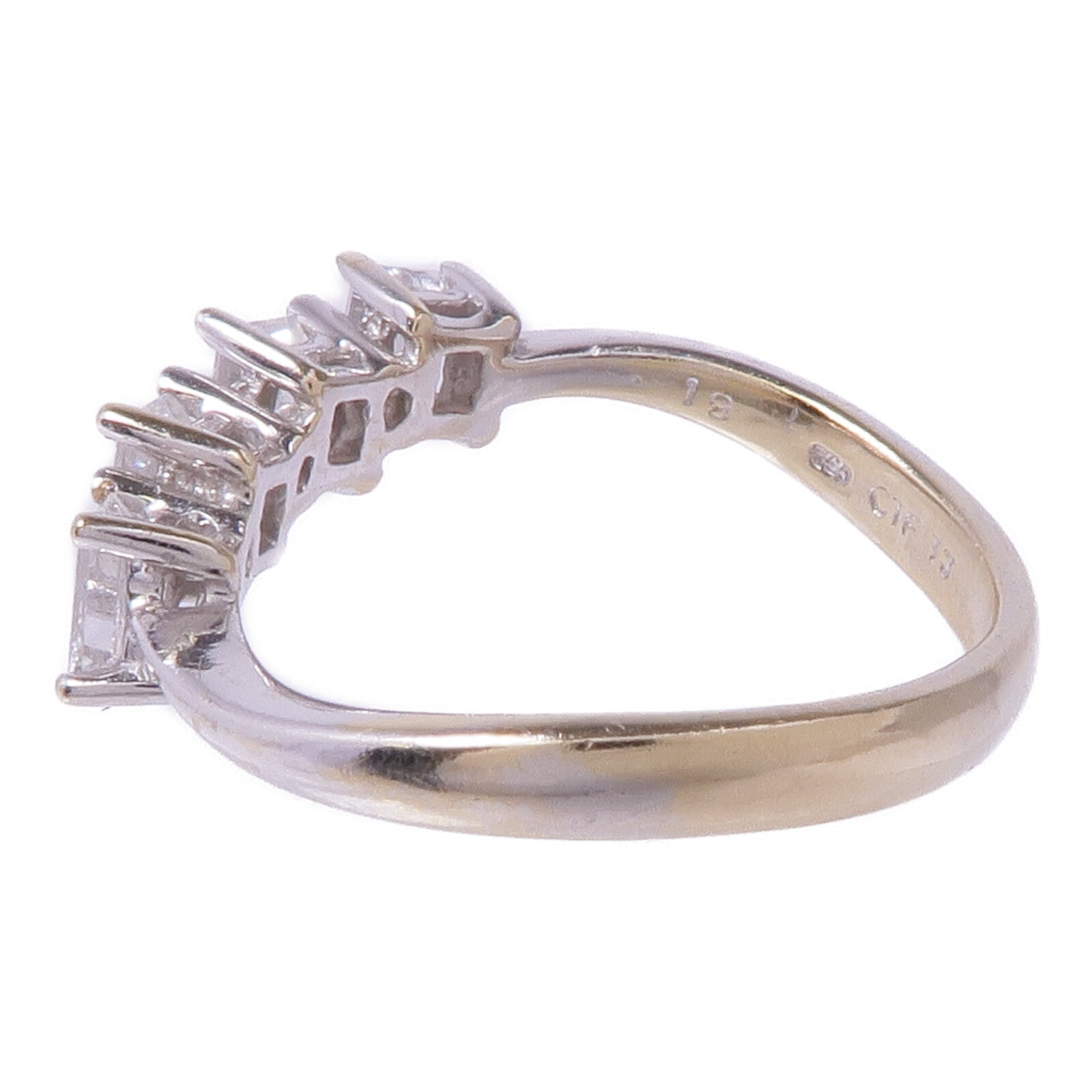 JEWELRY 18K白金Diamond Ring鑽石戒指US#5