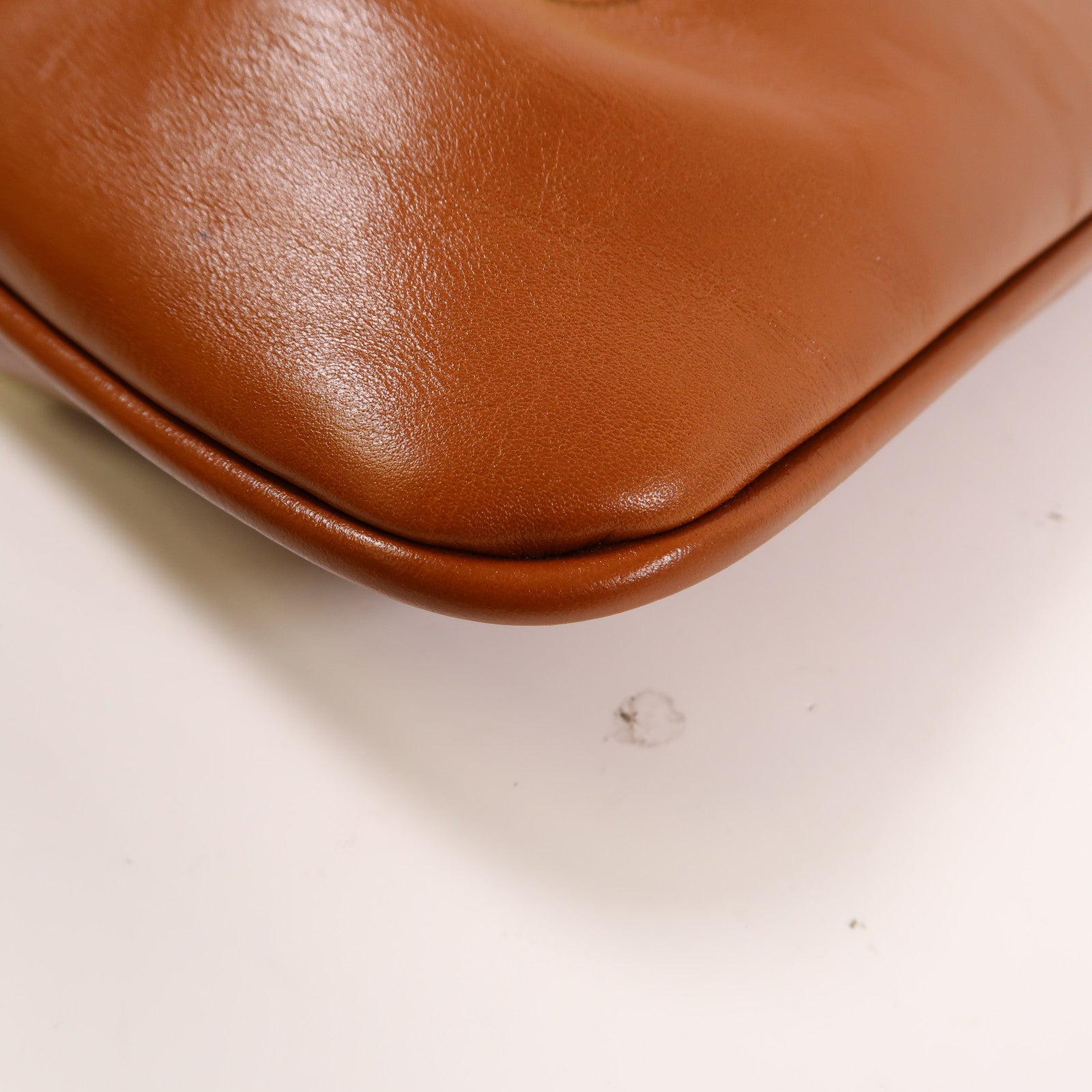 GUCCI 帆布Sherry Line Vintage金扣手挽肩背兩用袋啡色