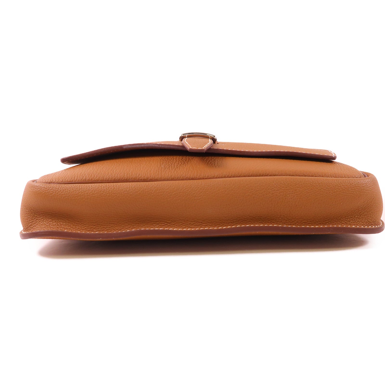 HERMES Togo皮革Steve Light Junior肩背袋37 Gold