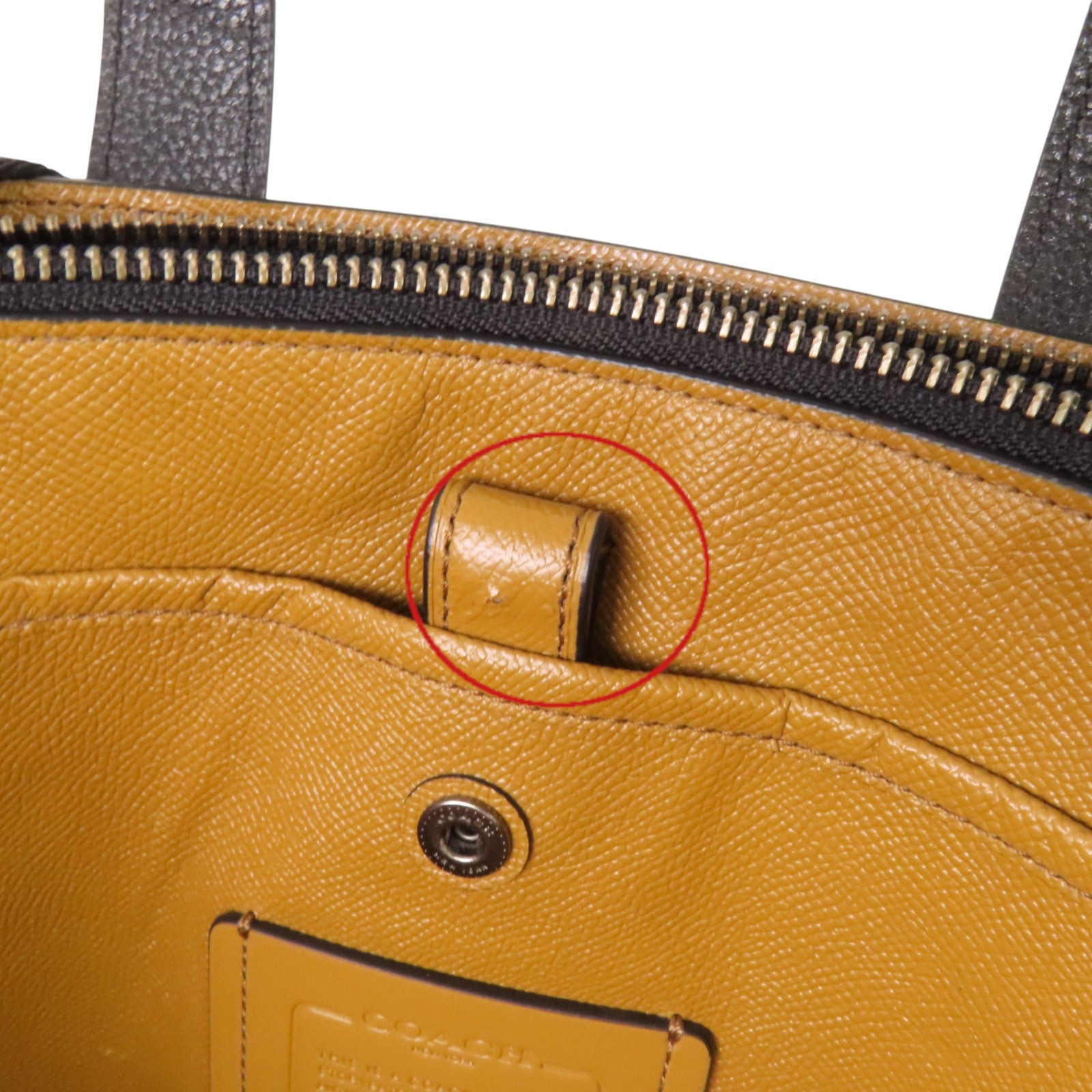 COACH 牛皮皮革2Way Shoulder Bag手挽肩背兩用袋