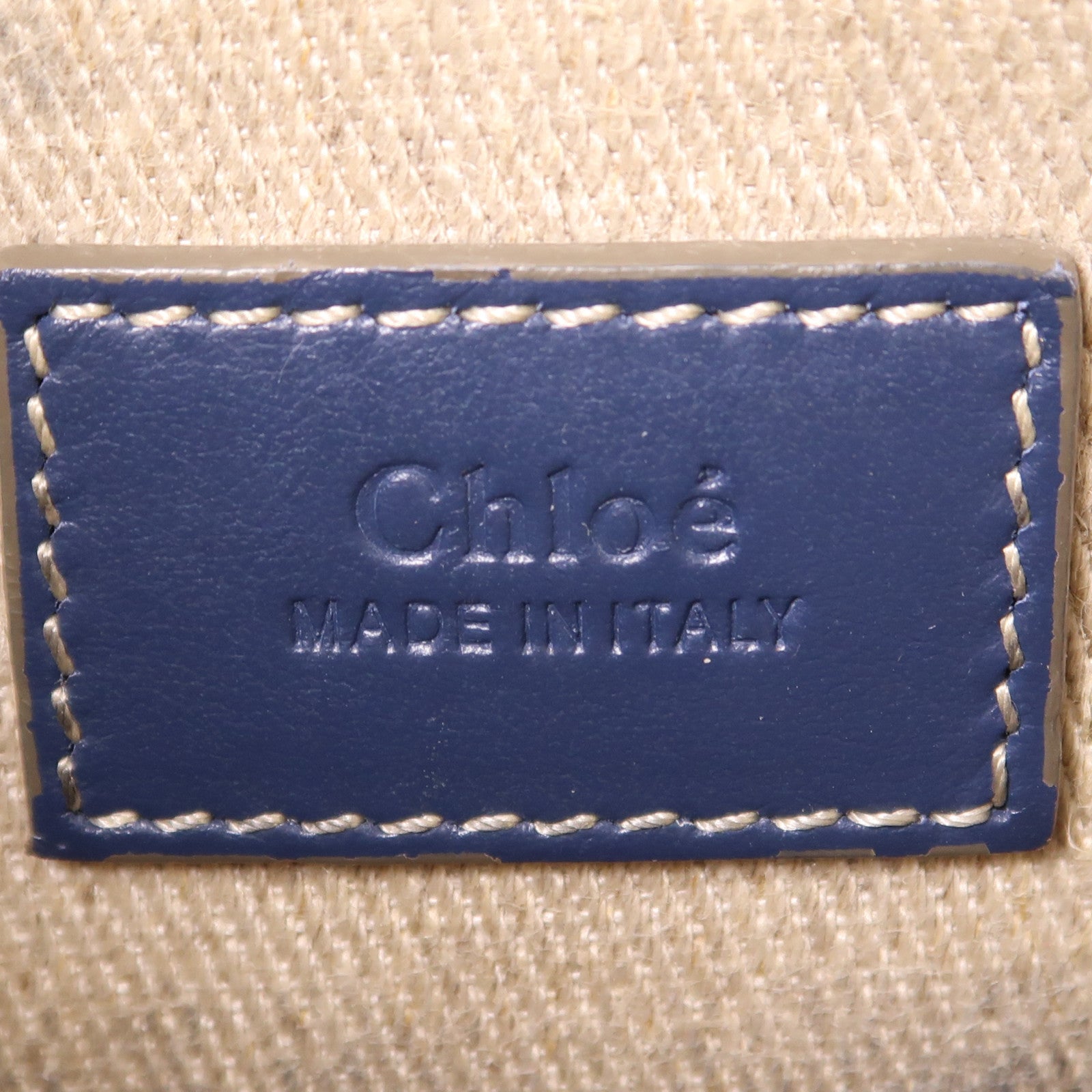 Chloe 帆布/皮革Small Woody手挽肩背兩用袋