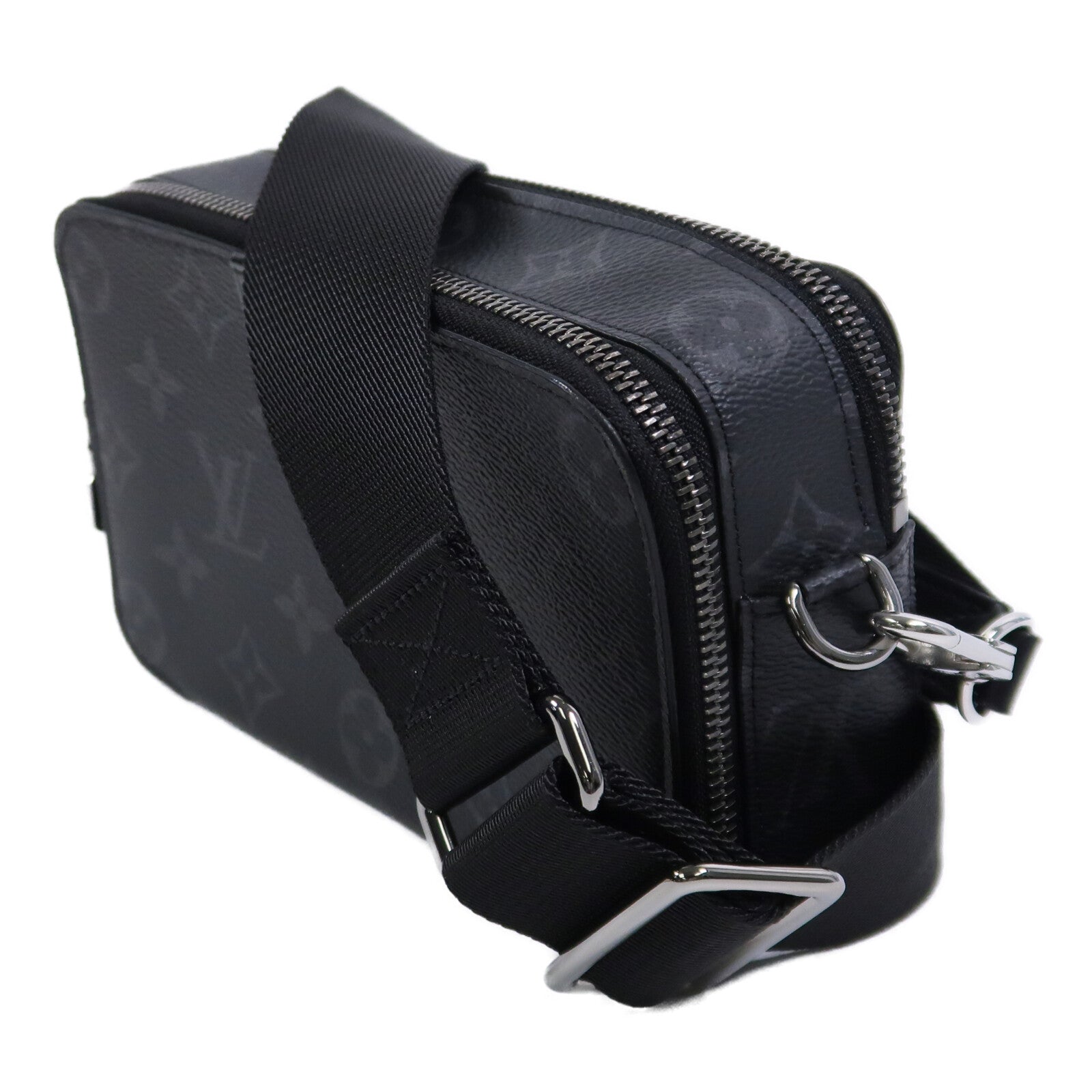 LOUIS VUITTON Monogram Eclipse Alpha肩背袋