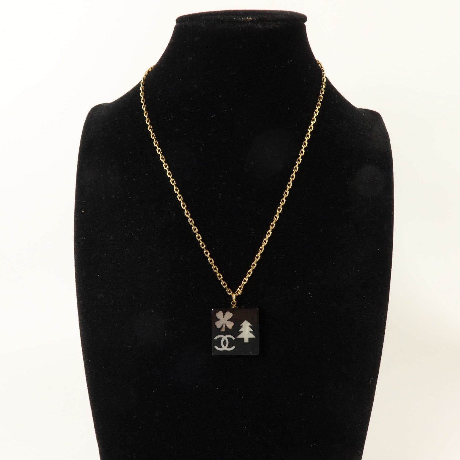 CHANEL PVC/金屬Necklace項鏈