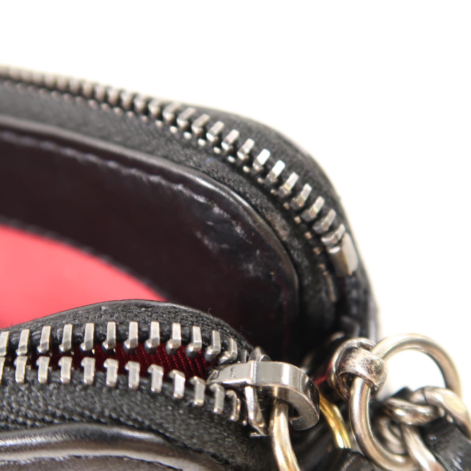 CHANEL 牛皮皮革Gabrielle WOC Wallet On Chain Shoulder Bag金扣鏈帶肩背袋