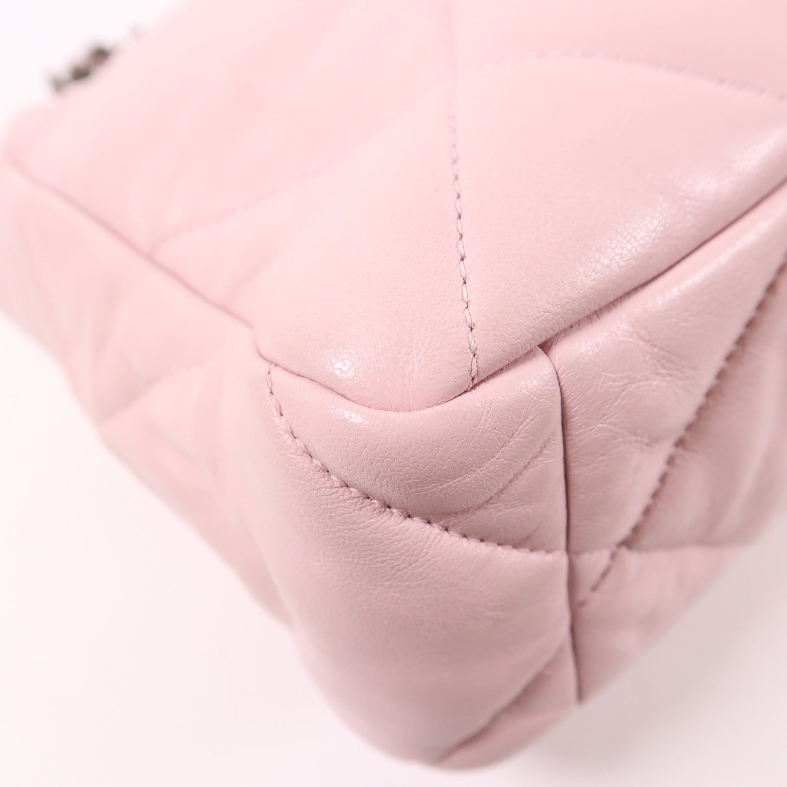 CHANEL 【激減優惠】羊皮皮革Chanel 19 Large手挽肩背兩用袋