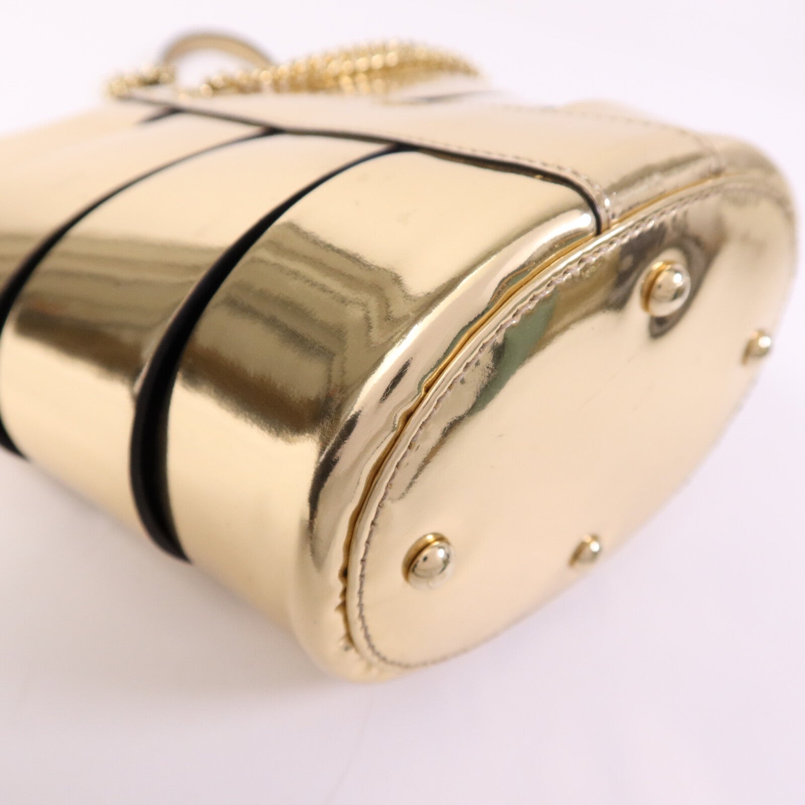 Salvatore Ferragamo 麂皮/牛皮皮革Shoulder Bag金扣肩背袋