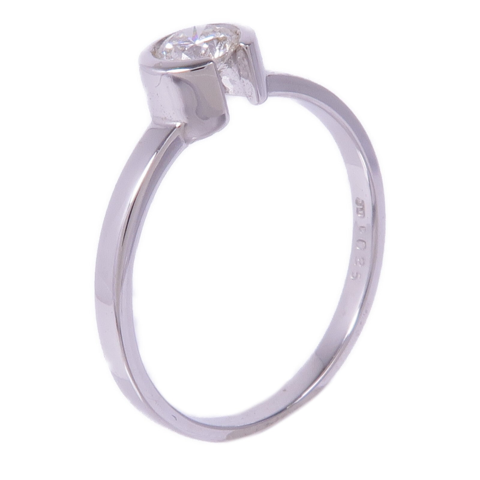 JEWELRY 【激減優惠】18K白金Diamond Ring鑽石戒指US#5.75