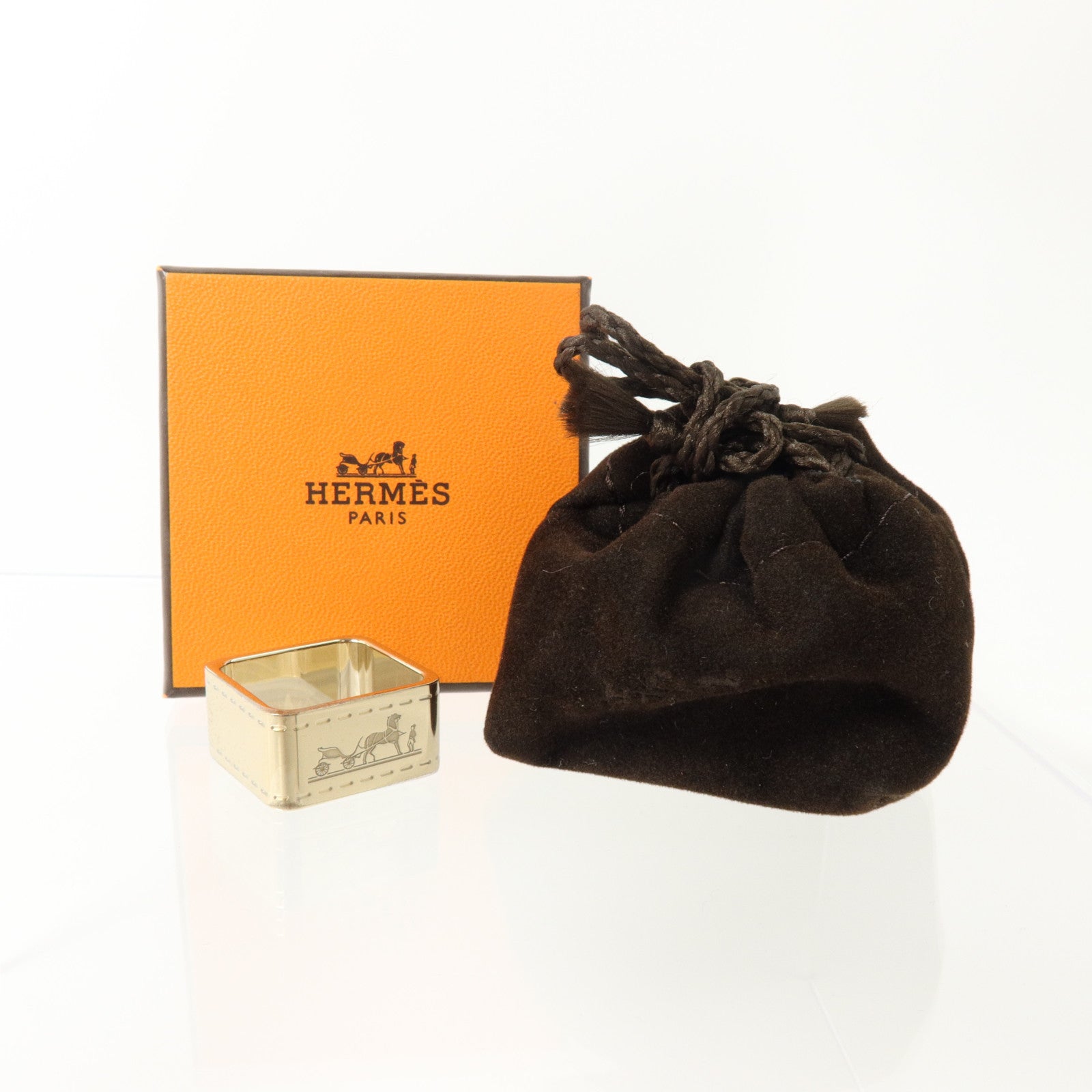 HERMES 金屬Bolduc Scarf 90 Ring絲巾扣