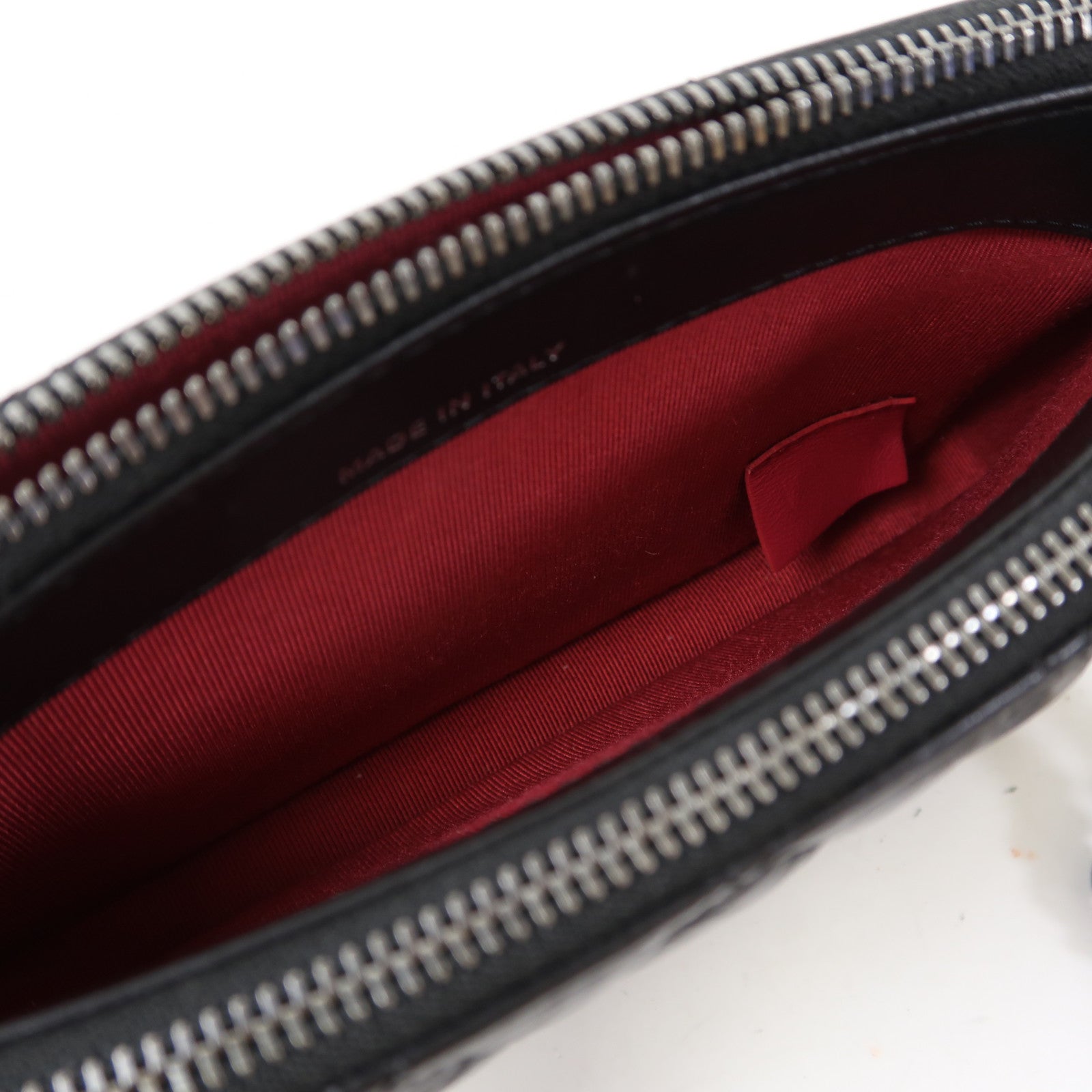CHANEL 【激減優惠】菱格牛皮皮革Gabrielle Wallet On Chain鏈帶肩背袋黑色