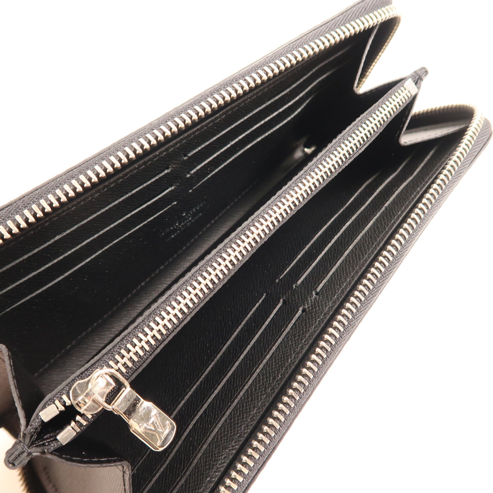 LOUIS VUITTON Damier Graphite Zippy Wallet Horizontal銀扣長錢包