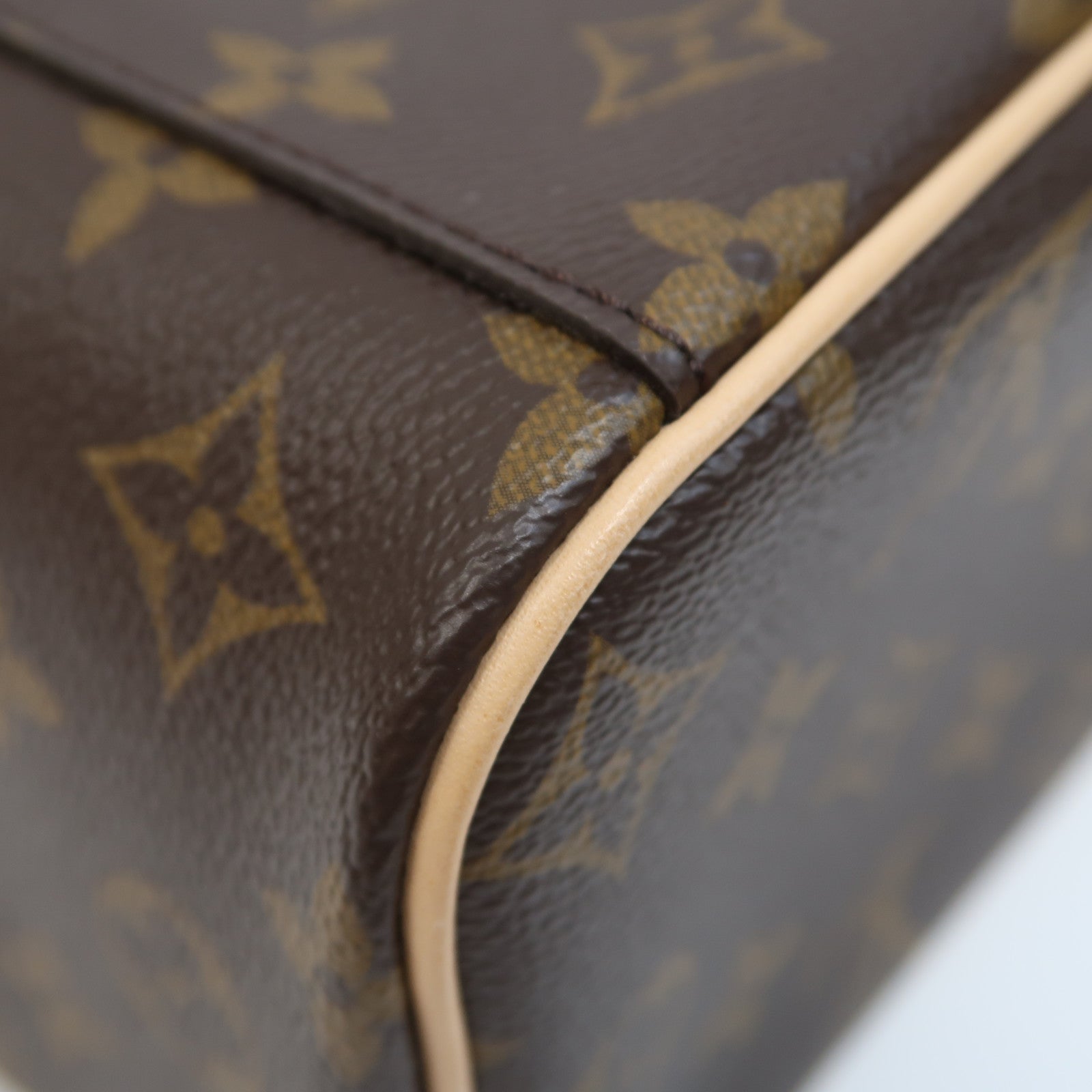 LOUIS VUITTON Monogram Nice Mini金扣手挽袋啡色