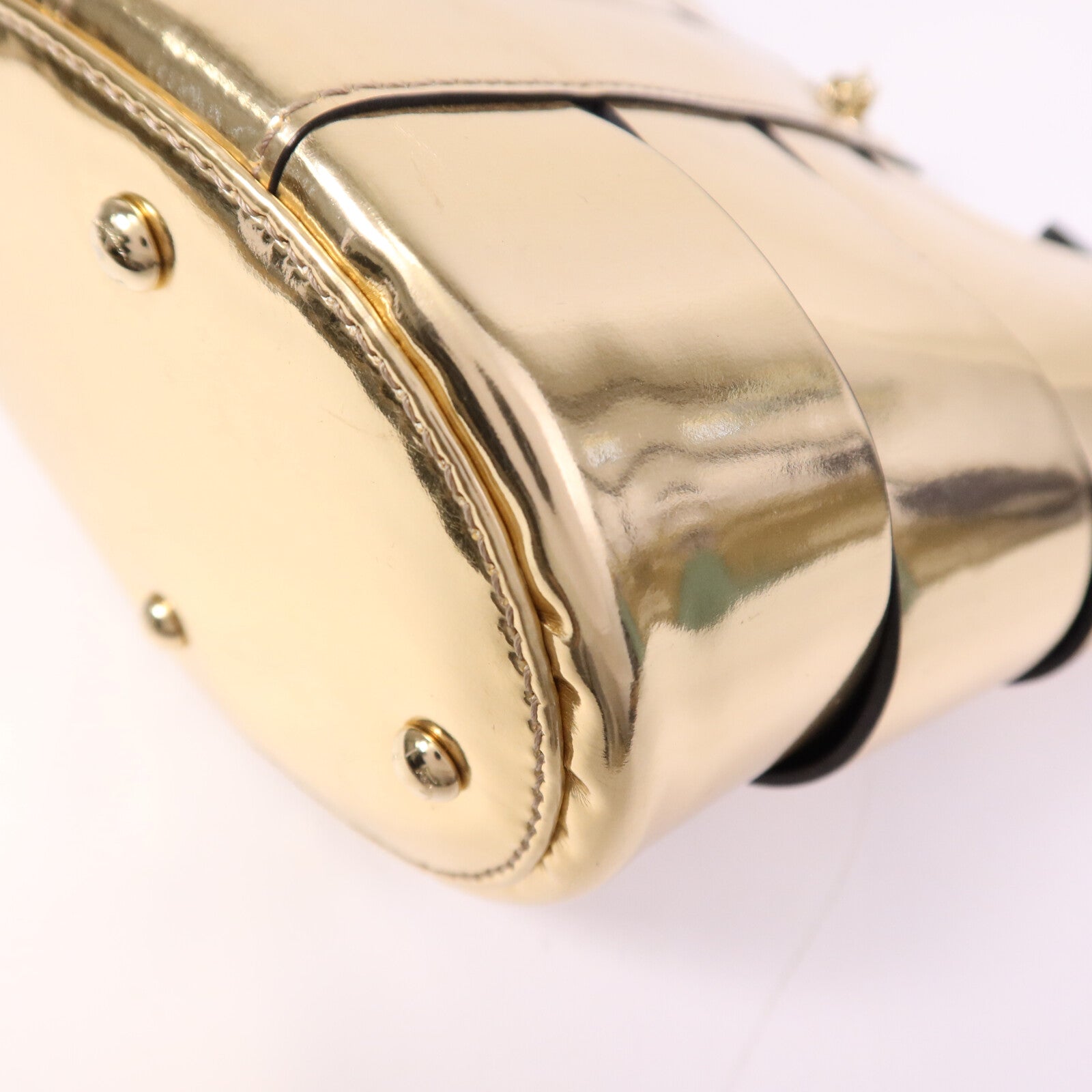 Salvatore Ferragamo 麂皮/牛皮皮革Shoulder Bag金扣肩背袋