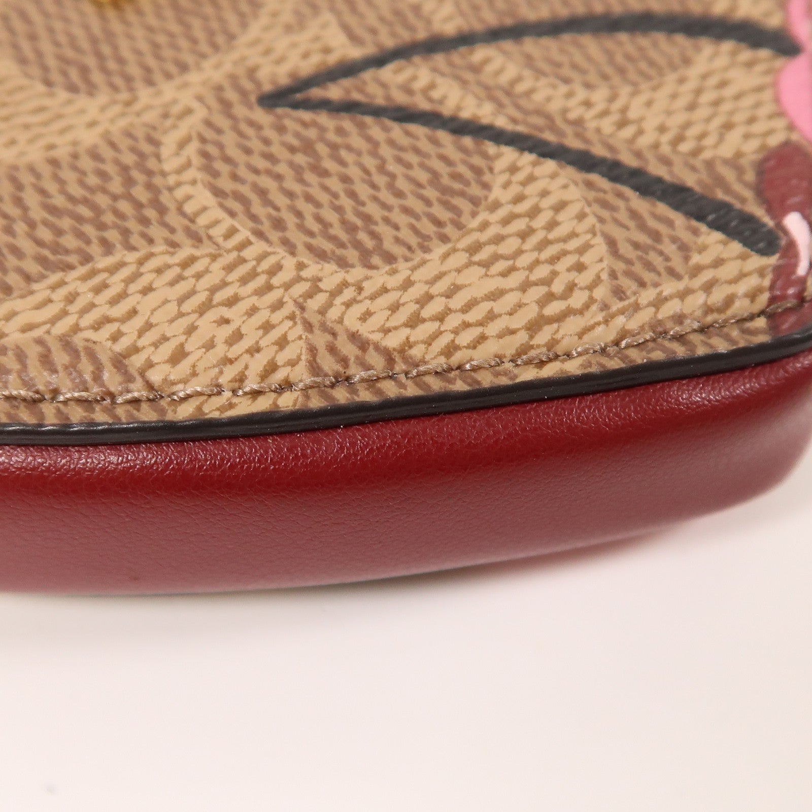 COACH 塗層帆布Heart Coin Case金扣零錢包