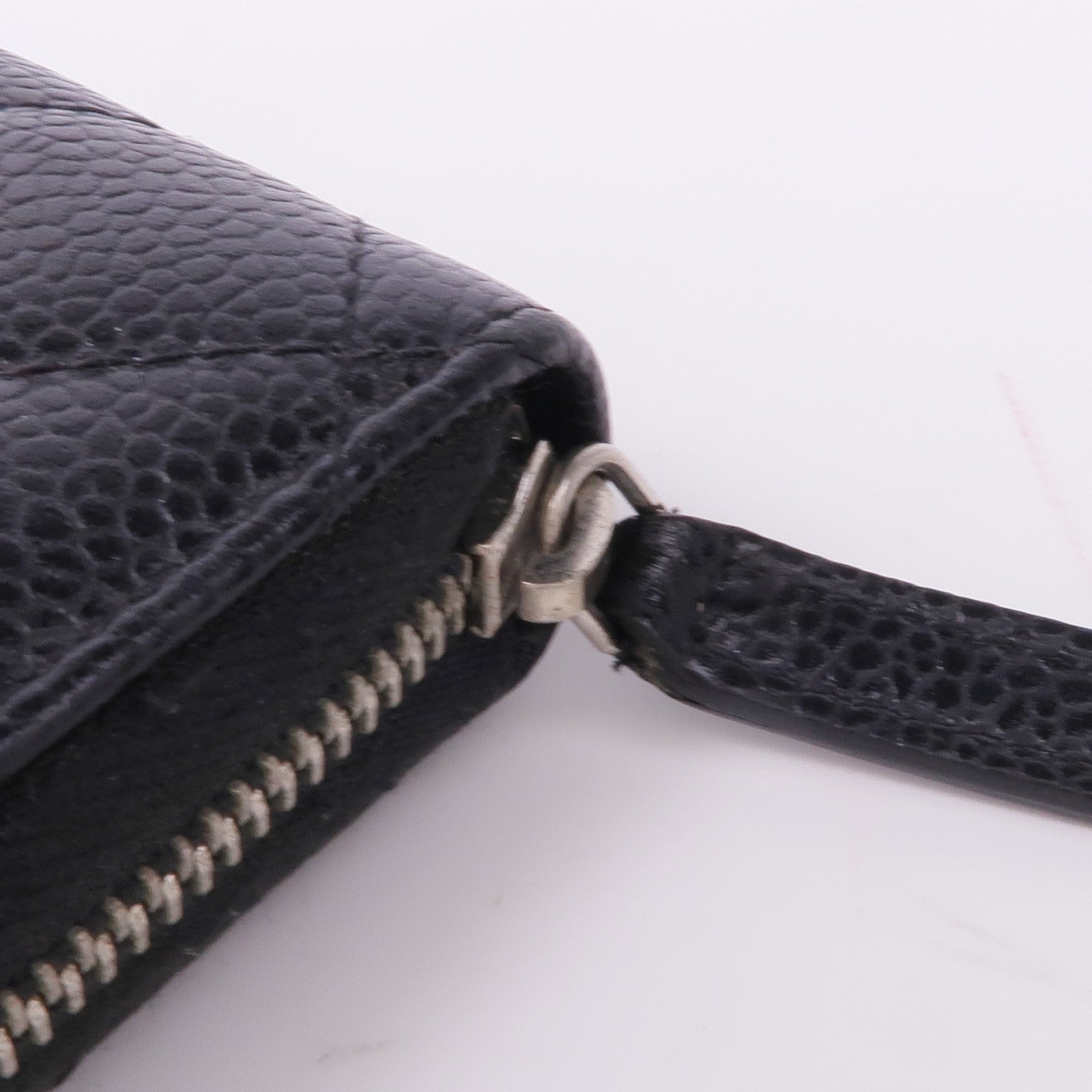 CHANEL 牛皮皮革Coin/Card Case銀扣零錢包/卡片套