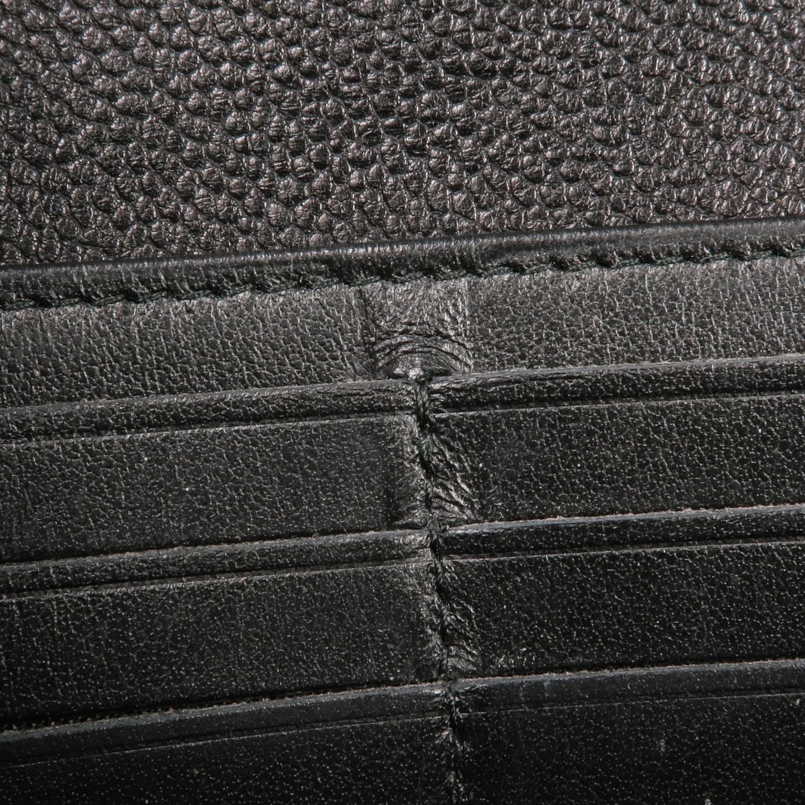 CHANEL 牛皮皮革Long Wallet銀扣長錢包