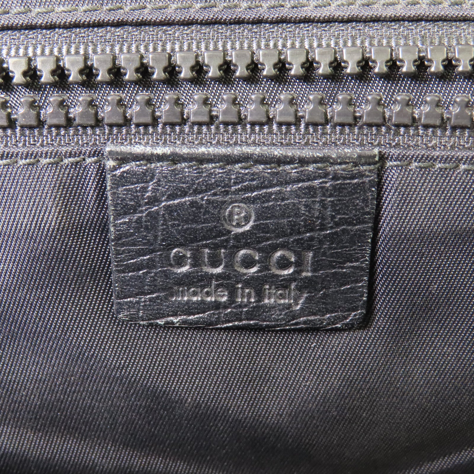 GUCCI GG Shoulder Bag 169935 PVC Coated Canvas Black