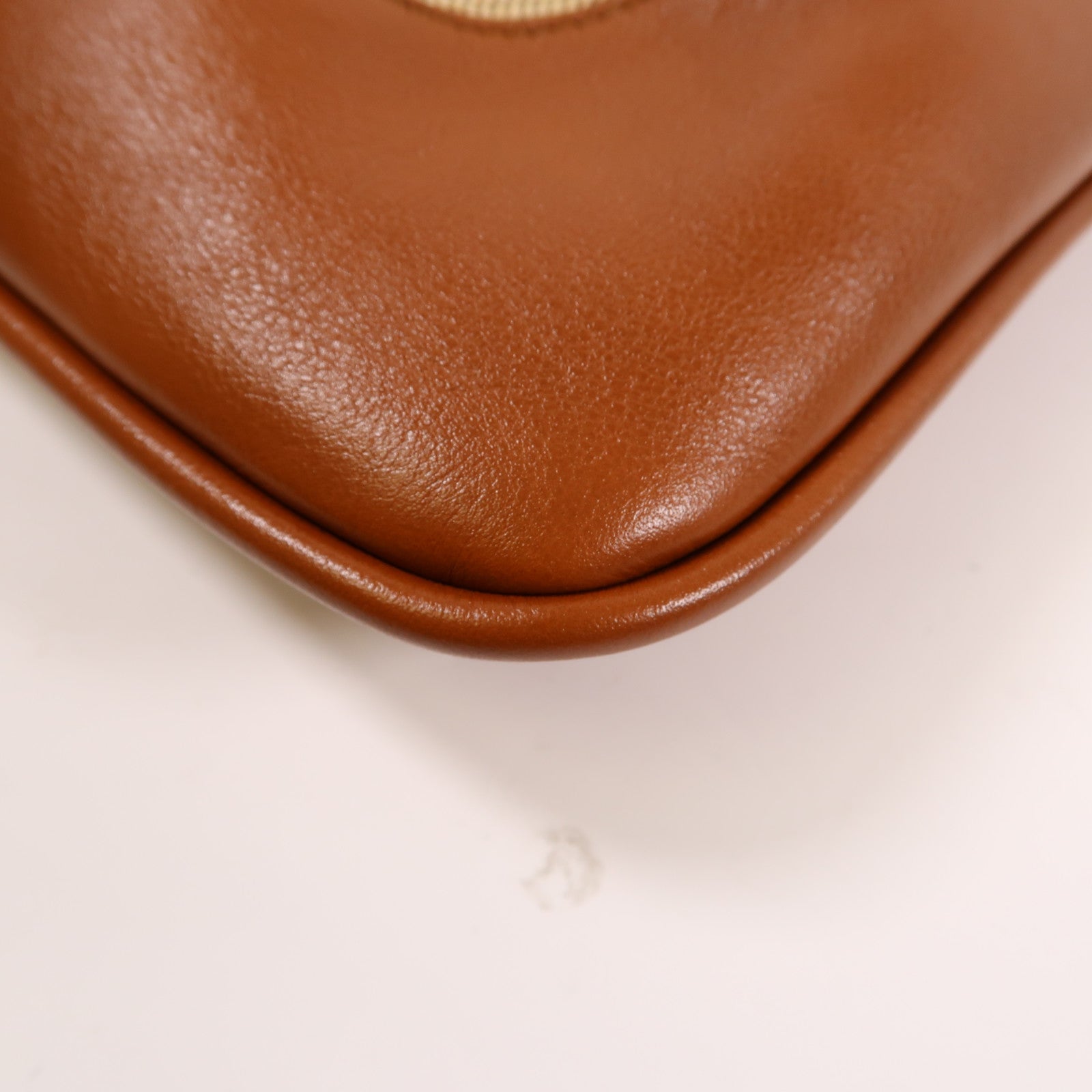 GUCCI 帆布Sherry Line Vintage金扣手挽肩背兩用袋啡色