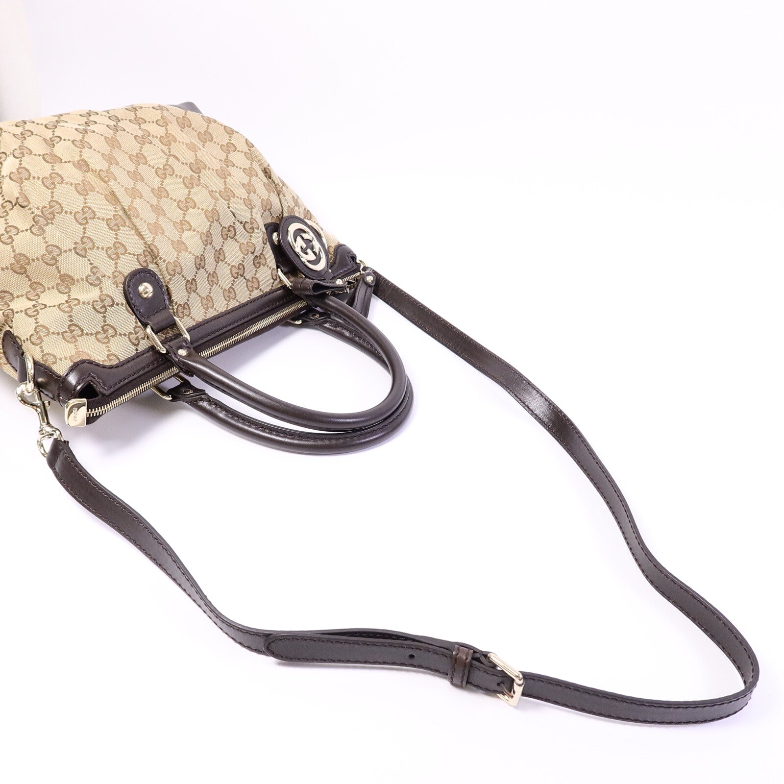 GUCCI 帆布2 Way Shoulder Bag手挽肩背兩用袋