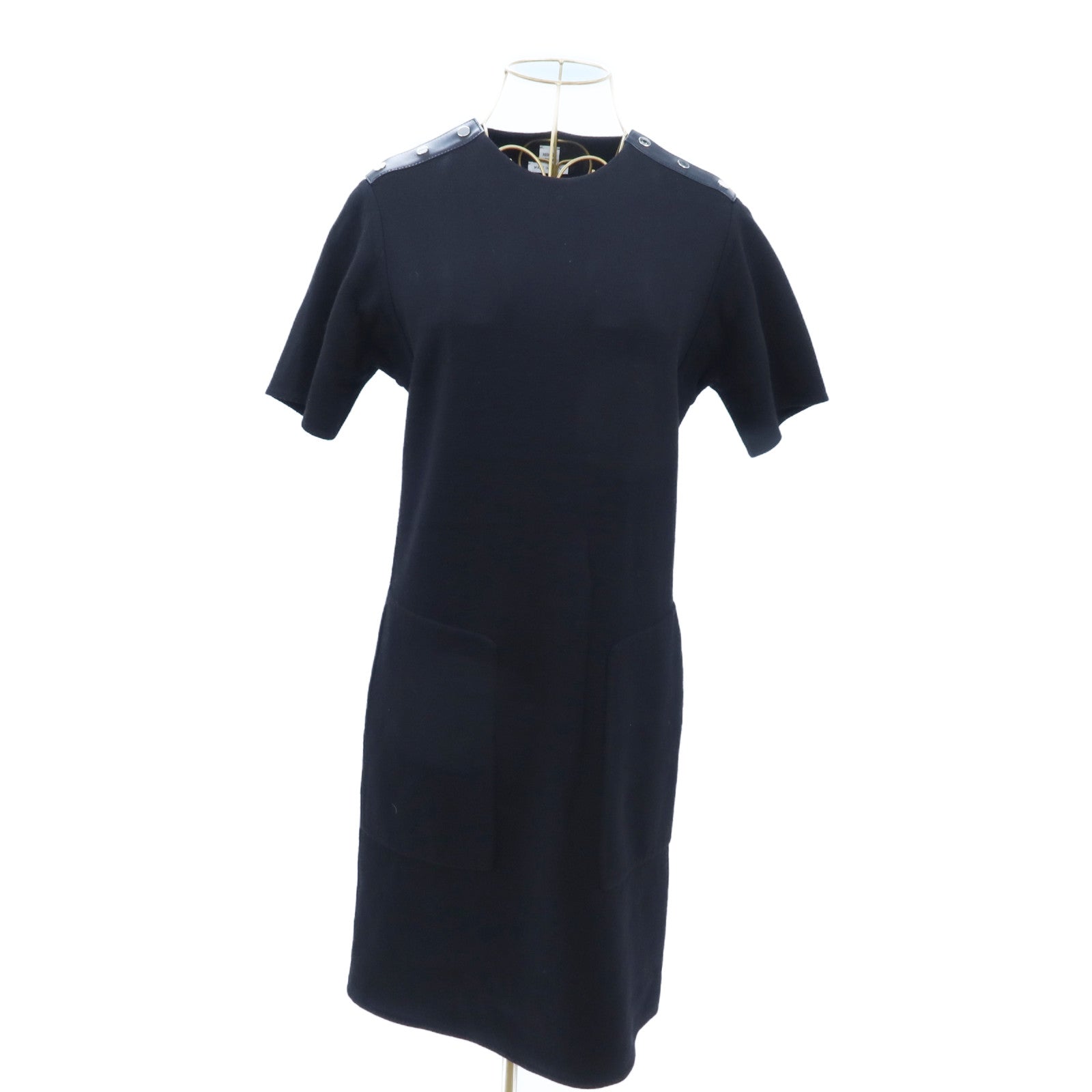 HERMES Wool/Polyamide Clou De Selle Long Dress連身裙