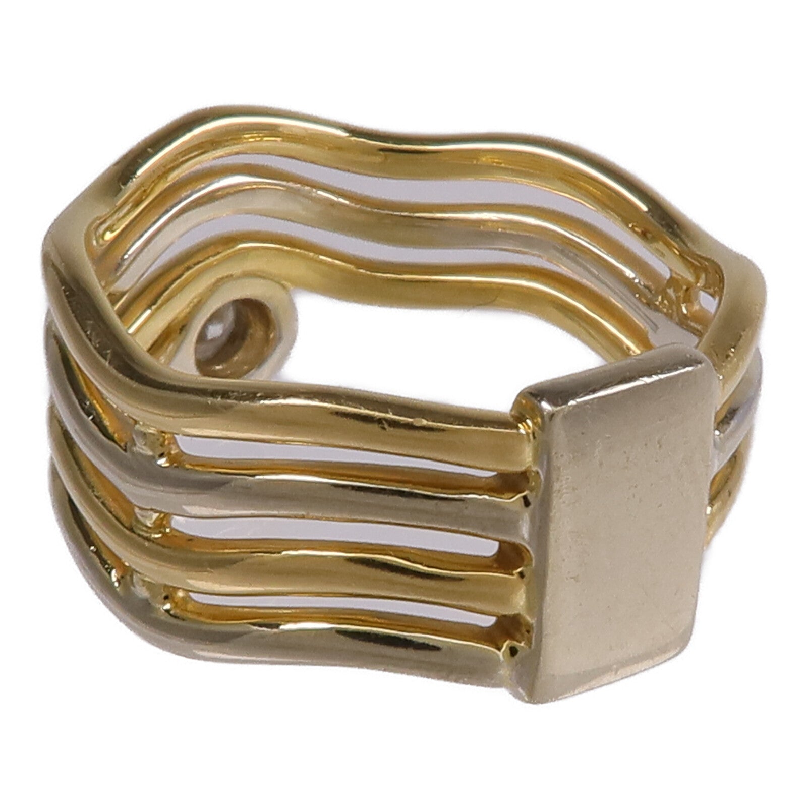 JEWELRY 18K黃金/白金Ring鑽石戒指US#6