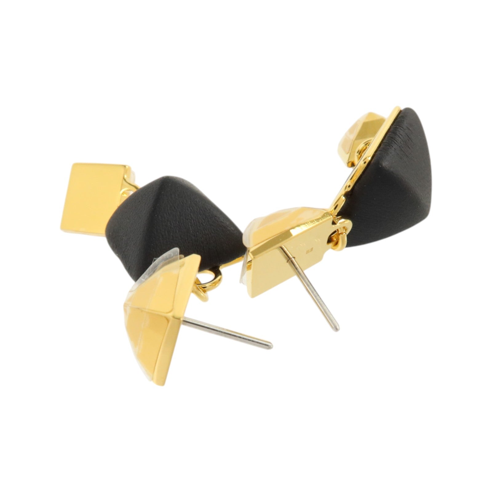 HERMES 金屬/Swift皮革Disco Faubourg Earrings耳環