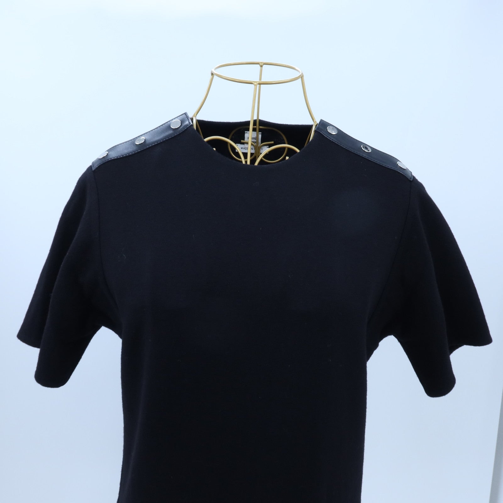 HERMES Wool/Polyamide Clou De Selle Long Dress連身裙