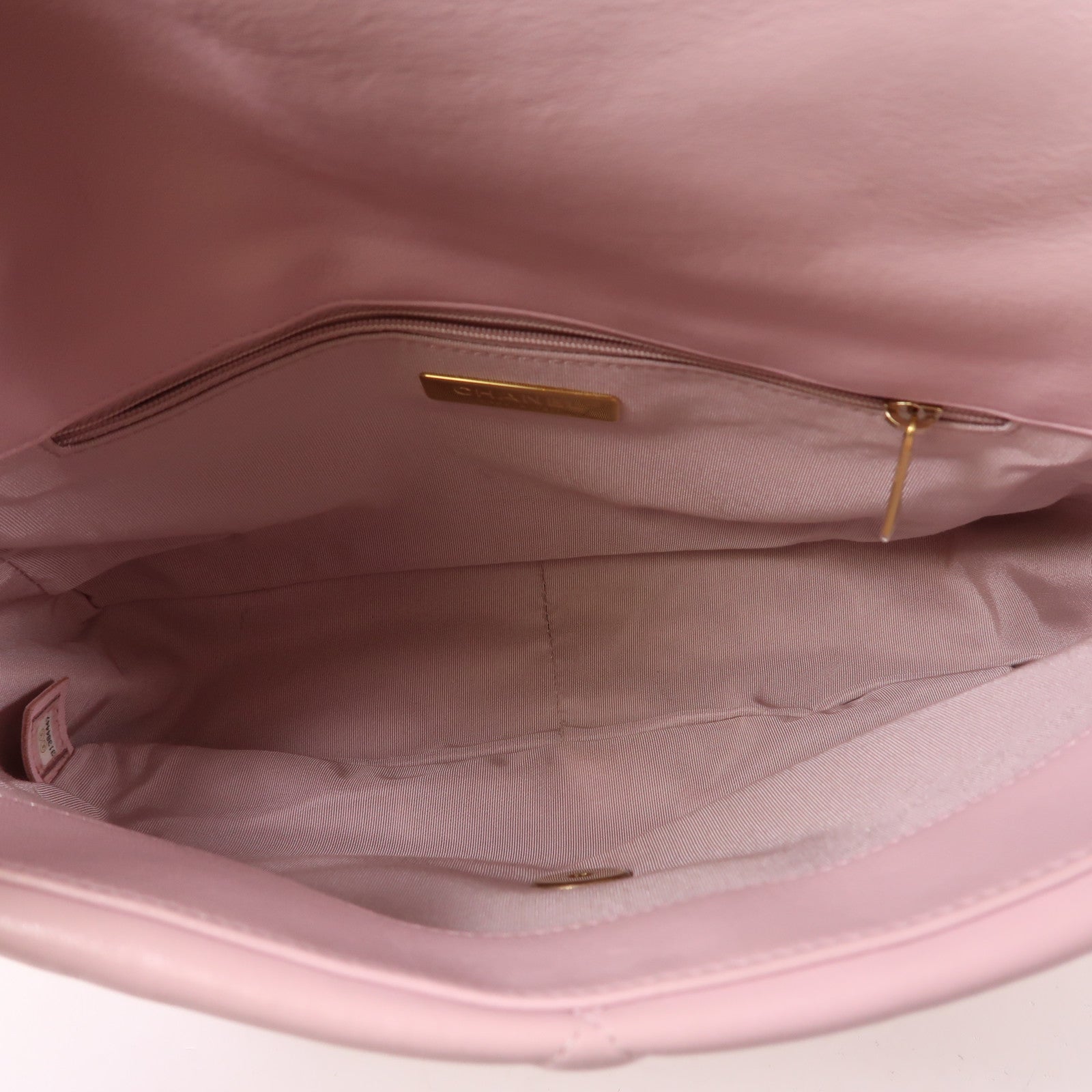 CHANEL 【激減優惠】羊皮皮革Chanel 19 Large手挽肩背兩用袋