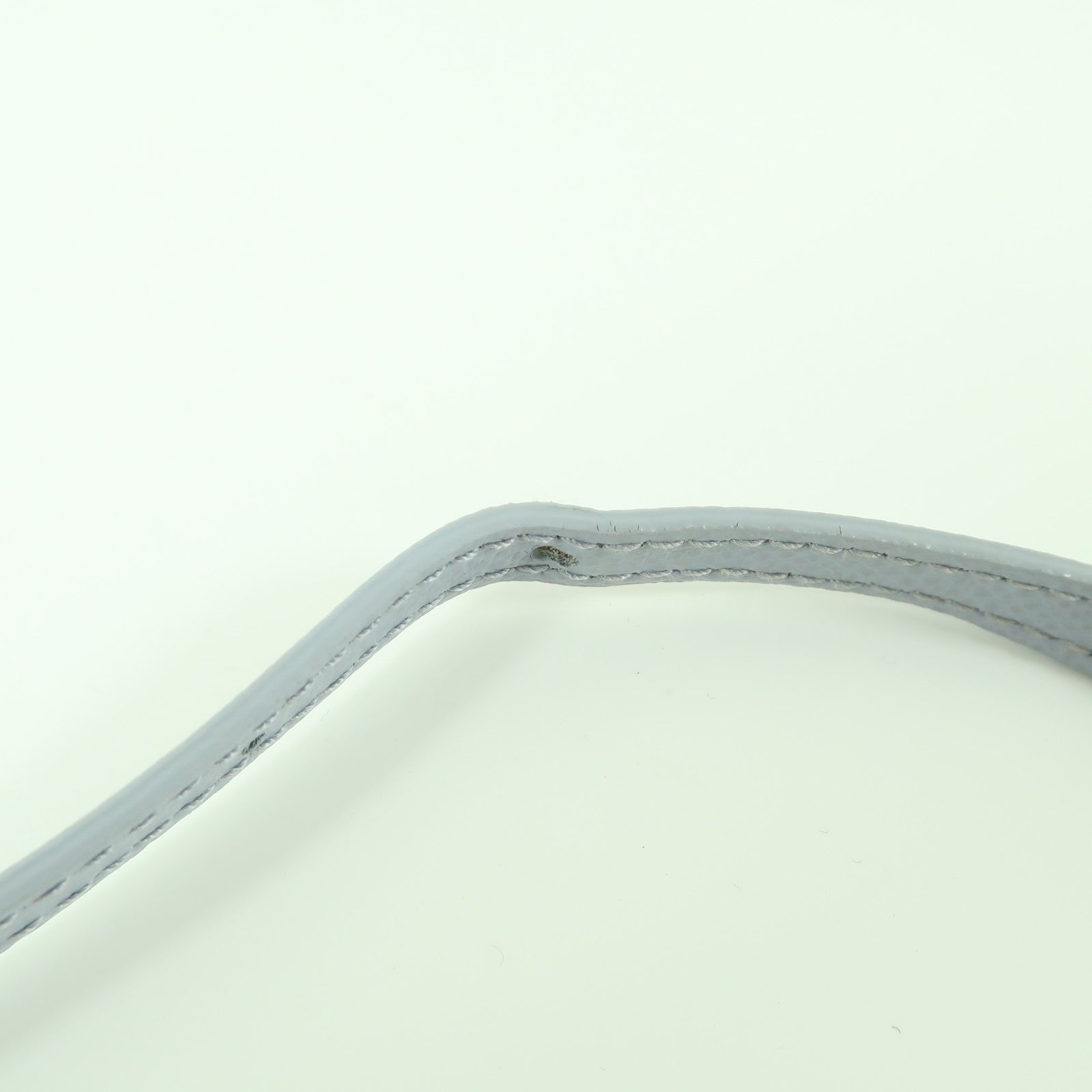 Furla 牛皮皮革Chain Shoulder金扣鏈帶肩背袋淺藍色