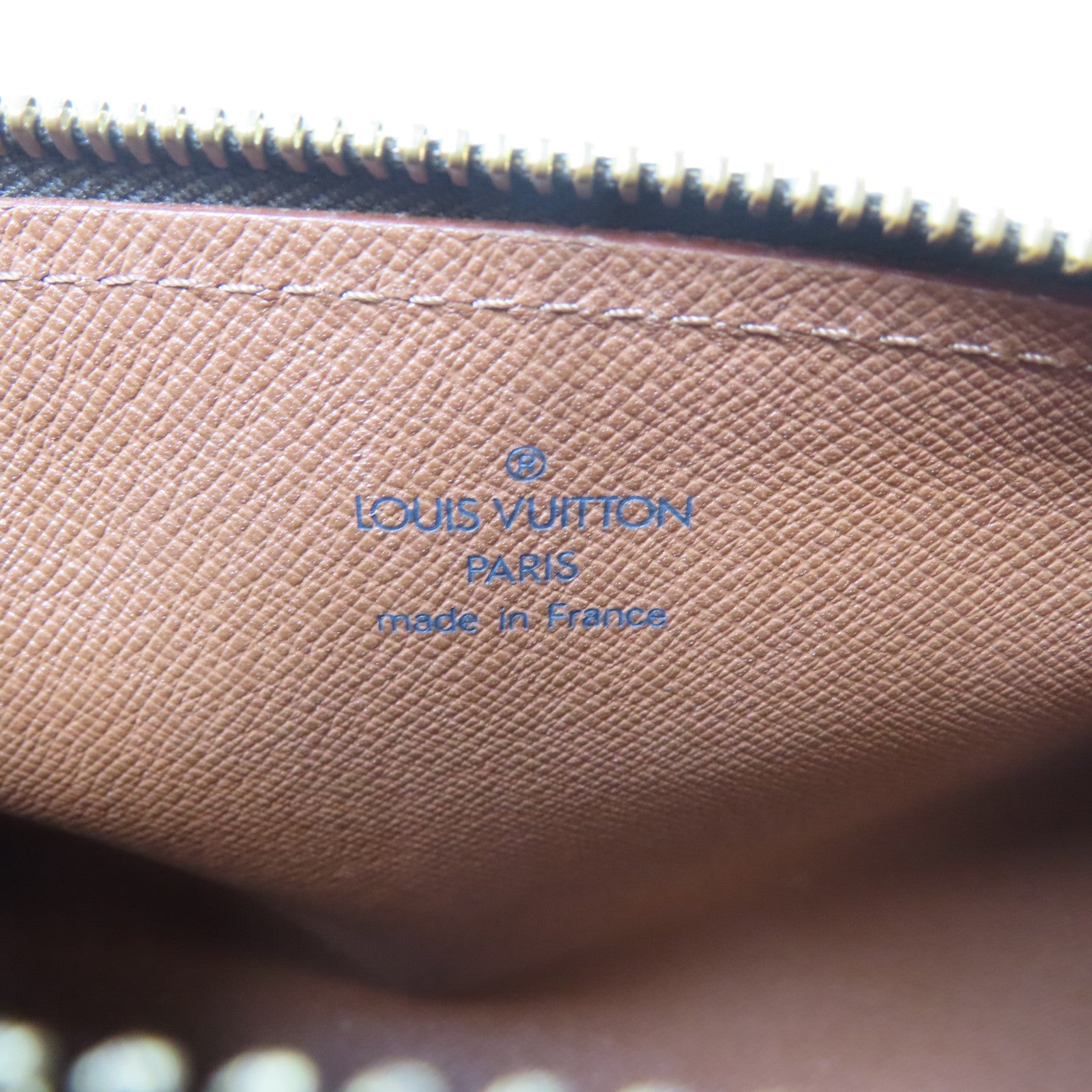 LOUIS VUITTON Monogram Papillon GM金扣手挽袋啡色
