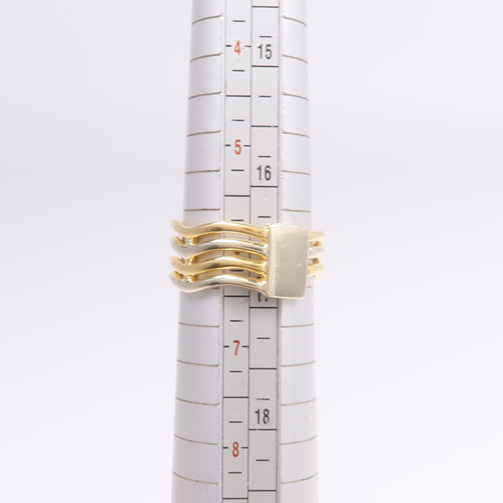 JEWELRY 18K黃金/白金Ring鑽石戒指US#6