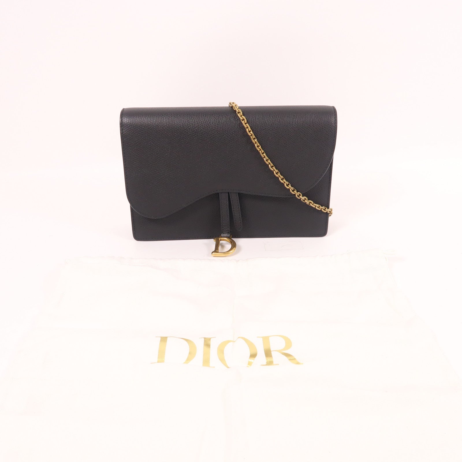 Dior 【激減優惠】牛皮皮革Chain Shoulder鏈帶肩背袋