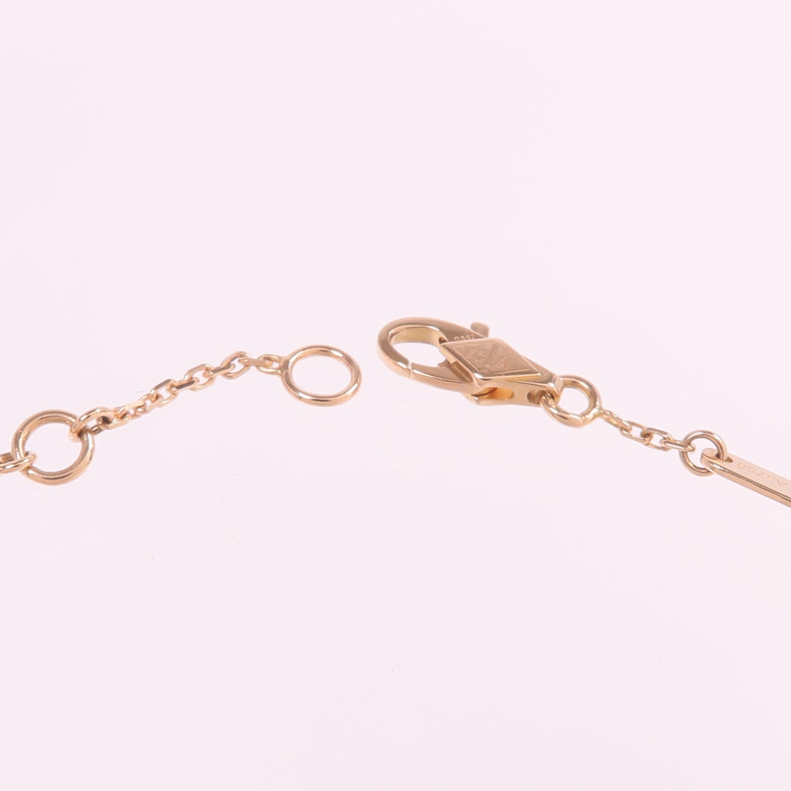 Van Cleef & Arpels 18K玫瑰金Sweet Alhambra Bracelet紅玉髓手鏈