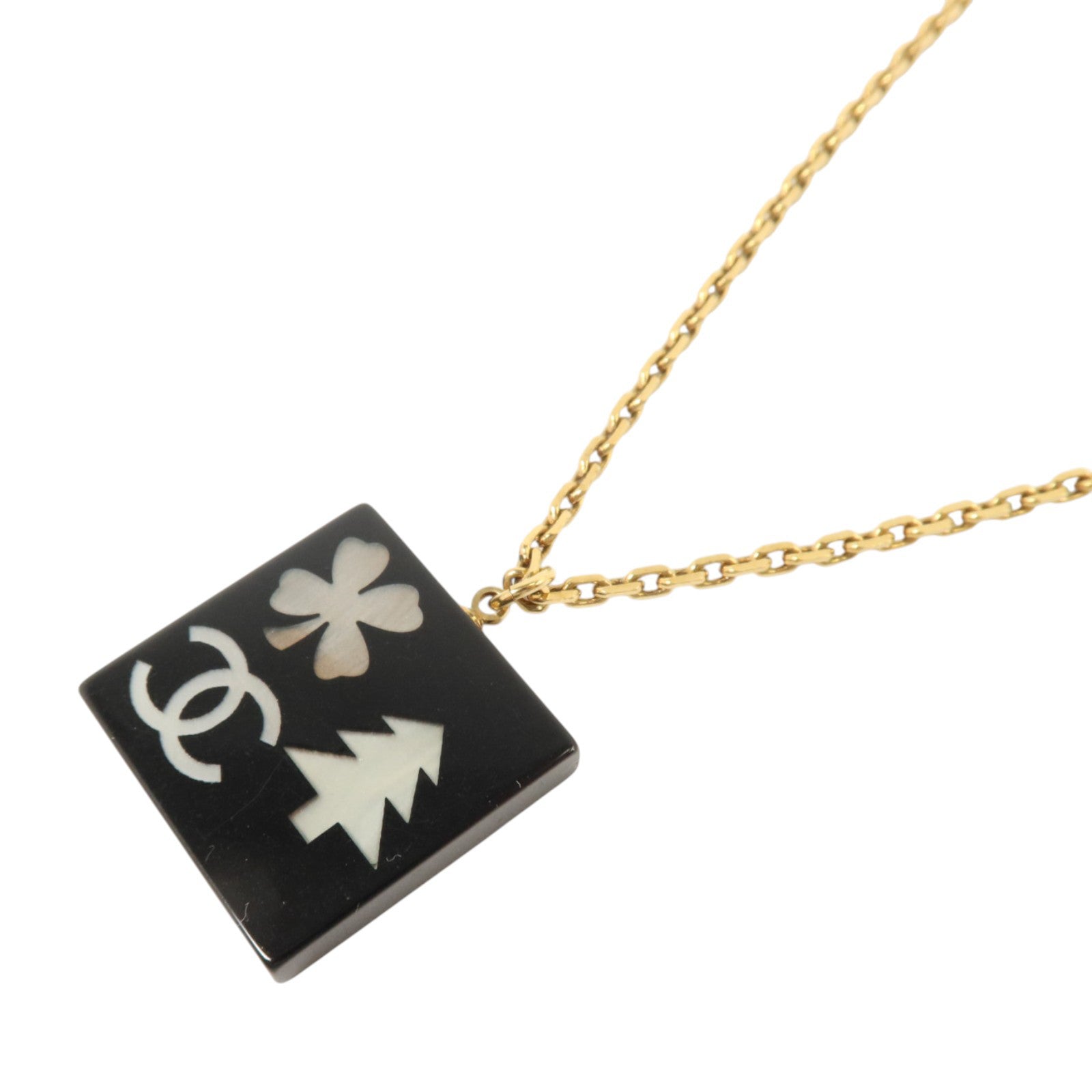 CHANEL PVC/金屬Necklace項鏈