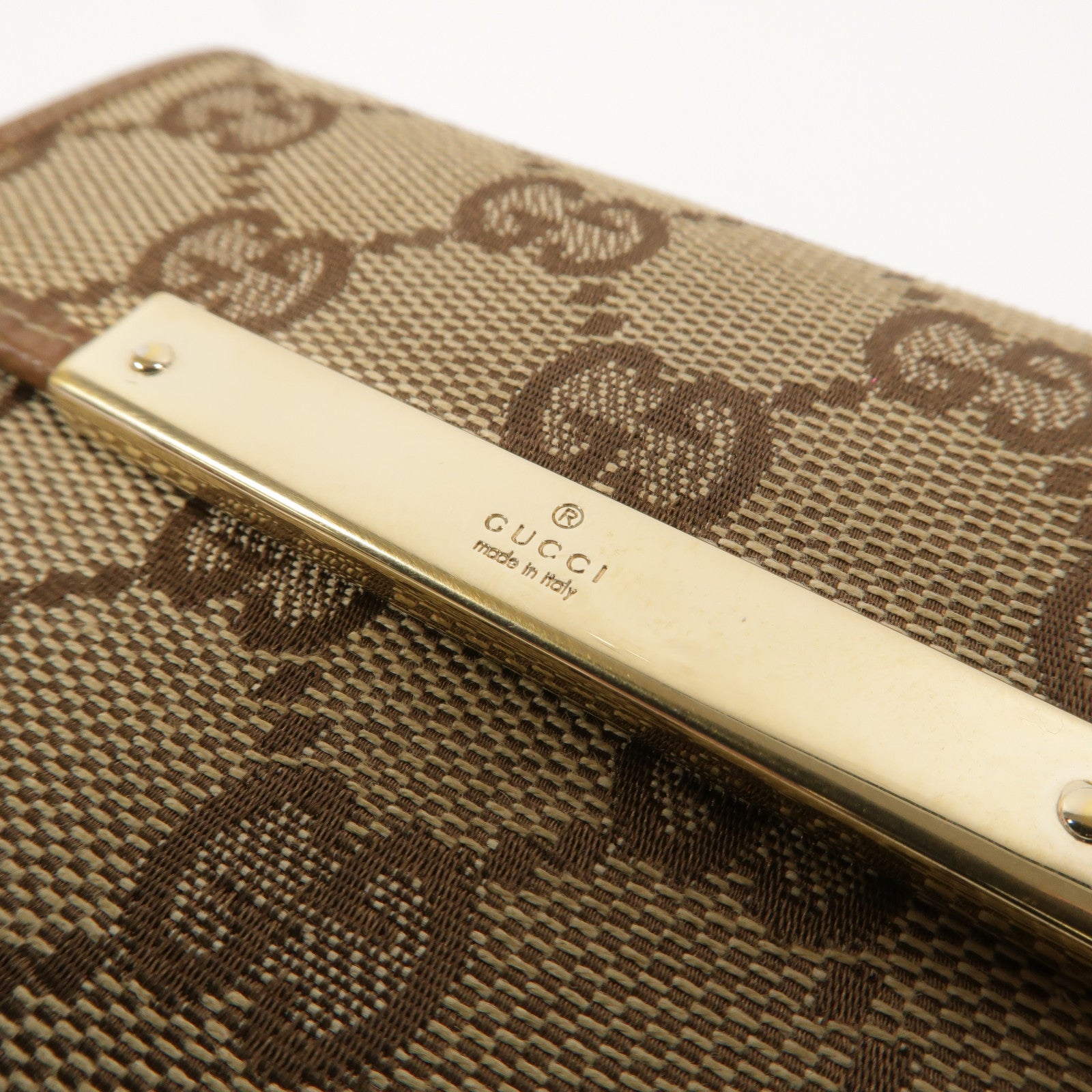 GUCCI 帆布Tri-fold Wallet錢包