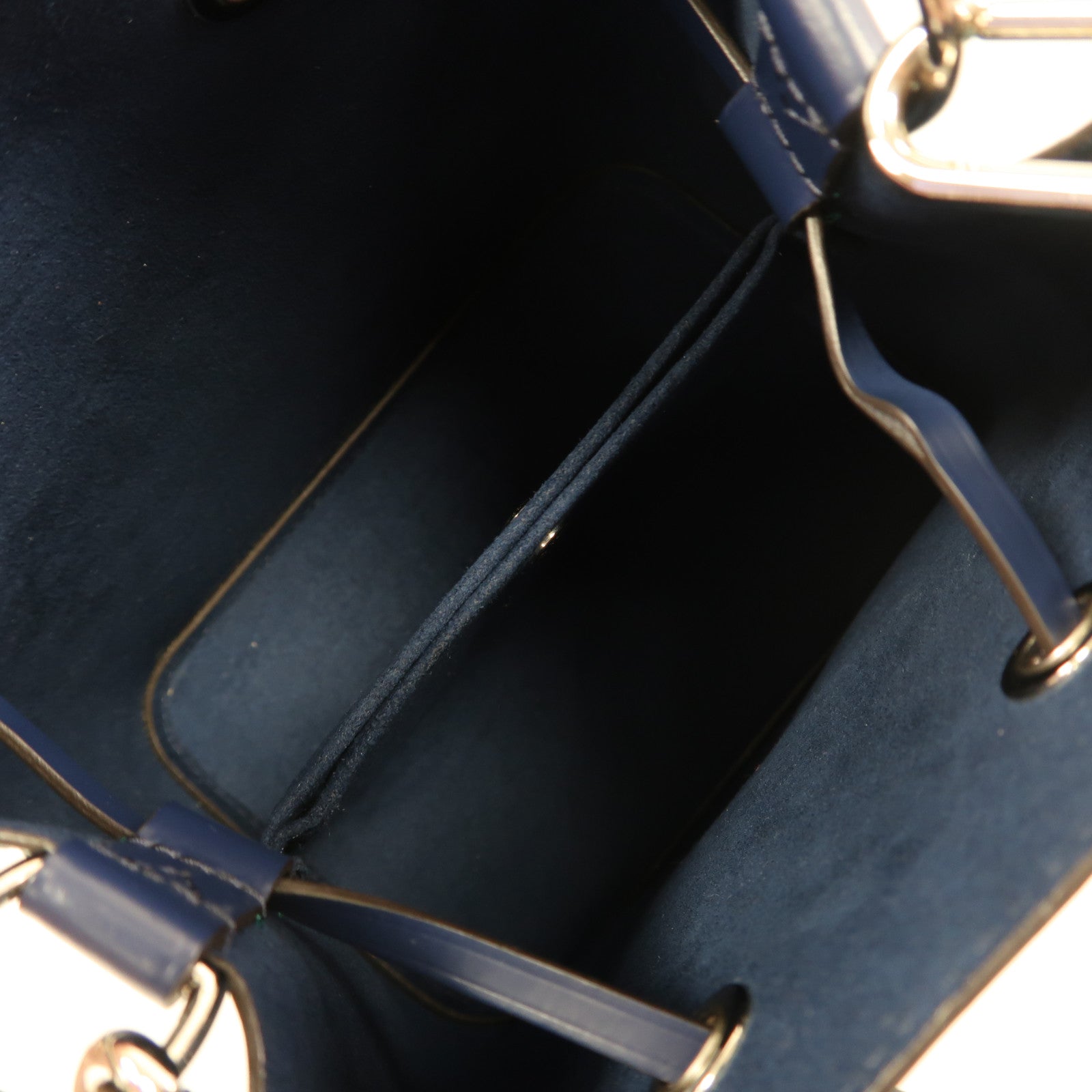 LOUIS VUITTON Epi Neo Noe BB銀扣手挽肩背兩用袋深藍色