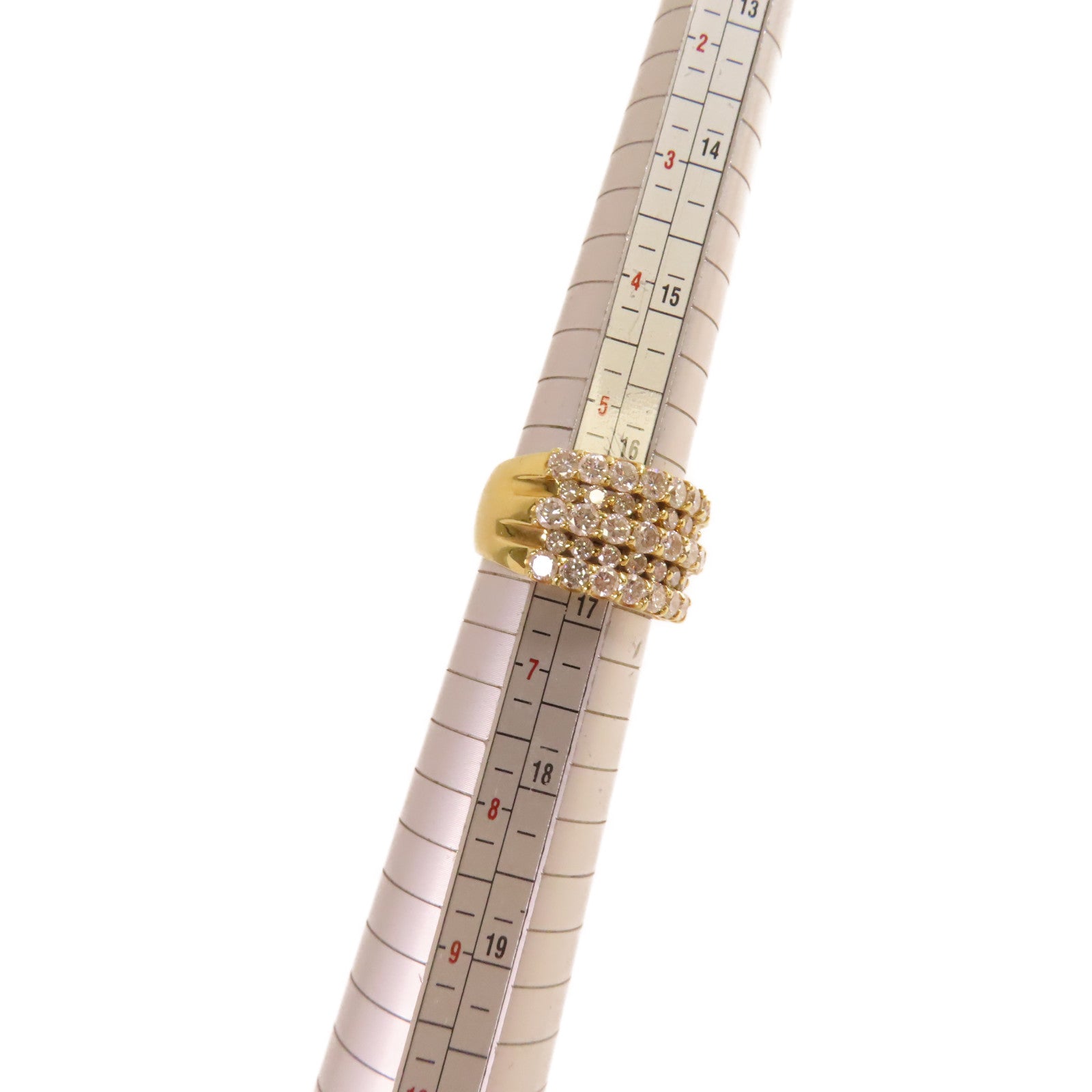 JEWELRY 18K黃金/3.00ct鑚石Diamond Ring戒指US#6