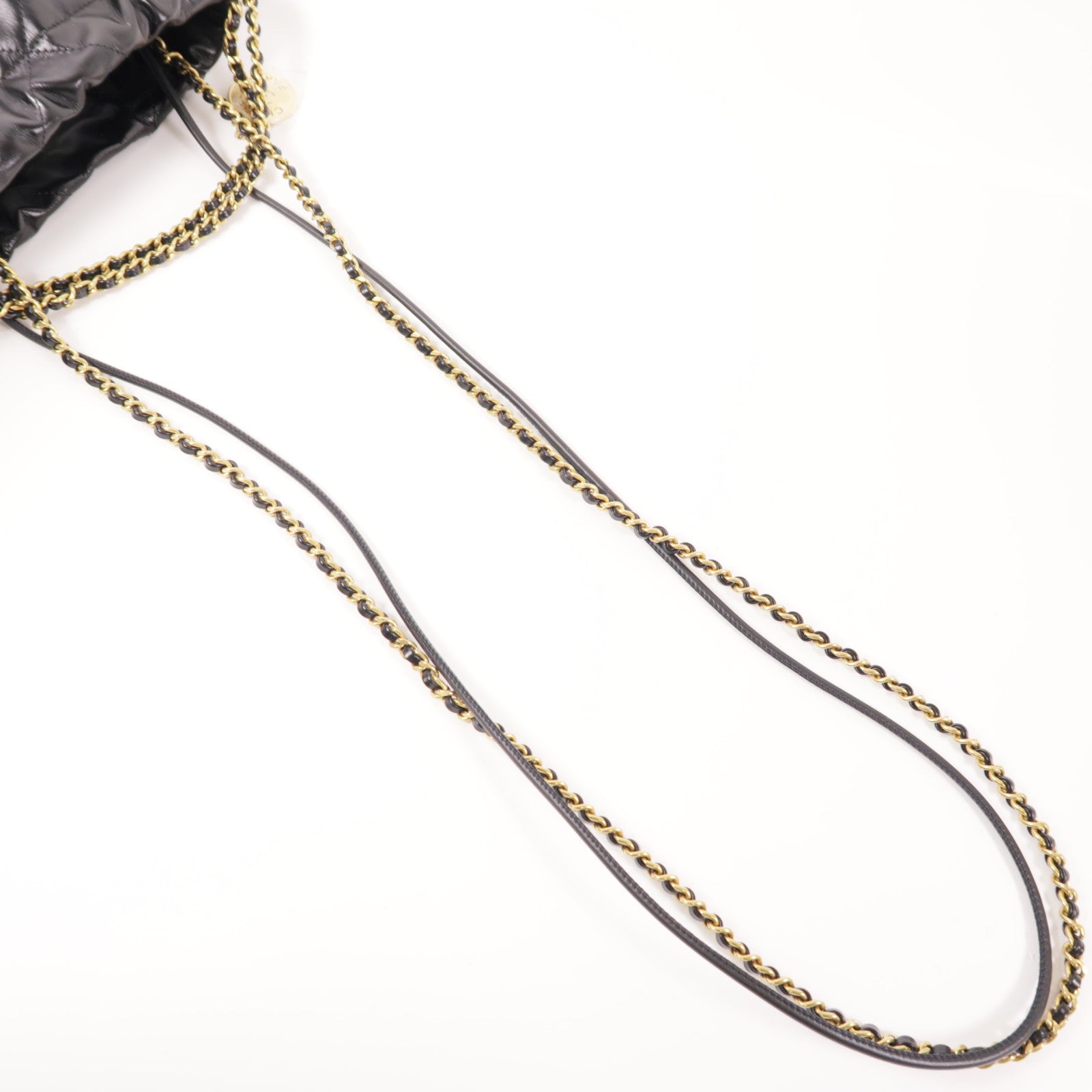 CHANEL 羊皮皮革Chanel 22 Mini金扣手挽肩背兩用袋