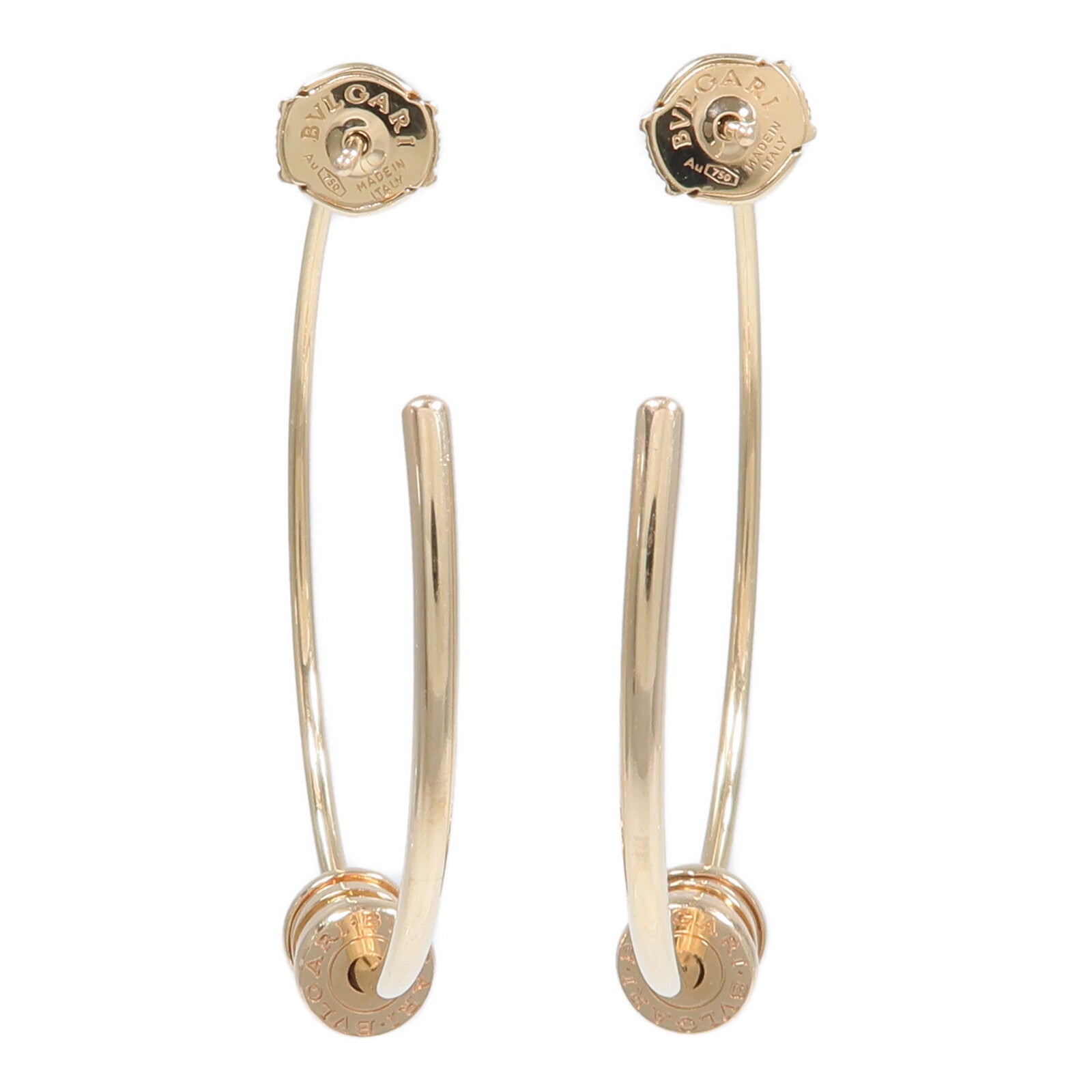 BVLGARI 18K玫瑰金B-Zero 1 Earring耳環