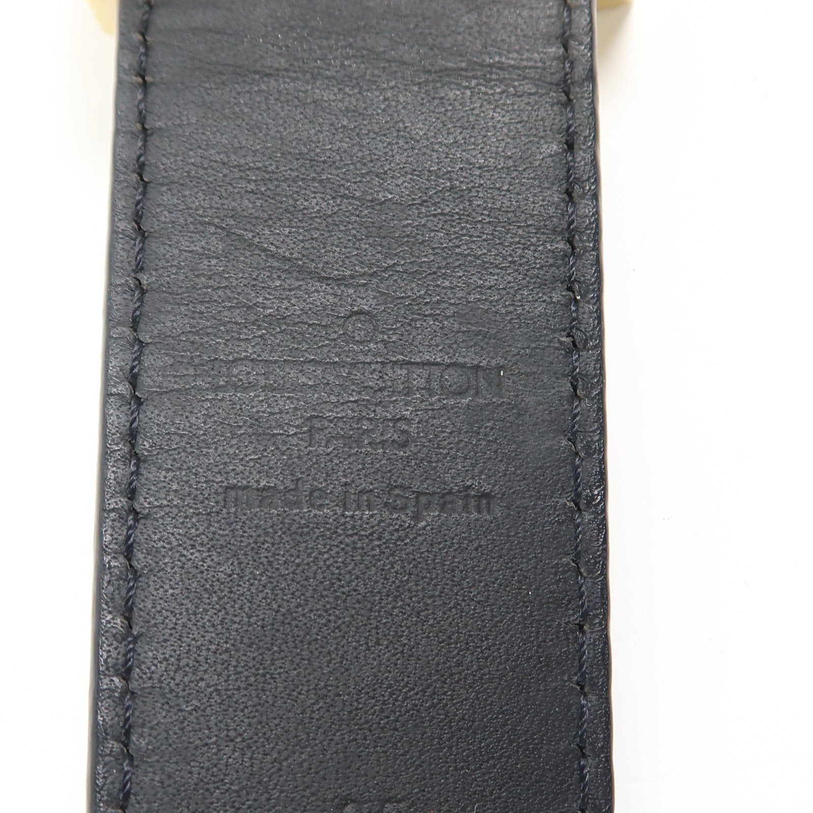 LOUIS VUITTON Monogram Multicolore LV Belt金扣腰帶黑色/彩色