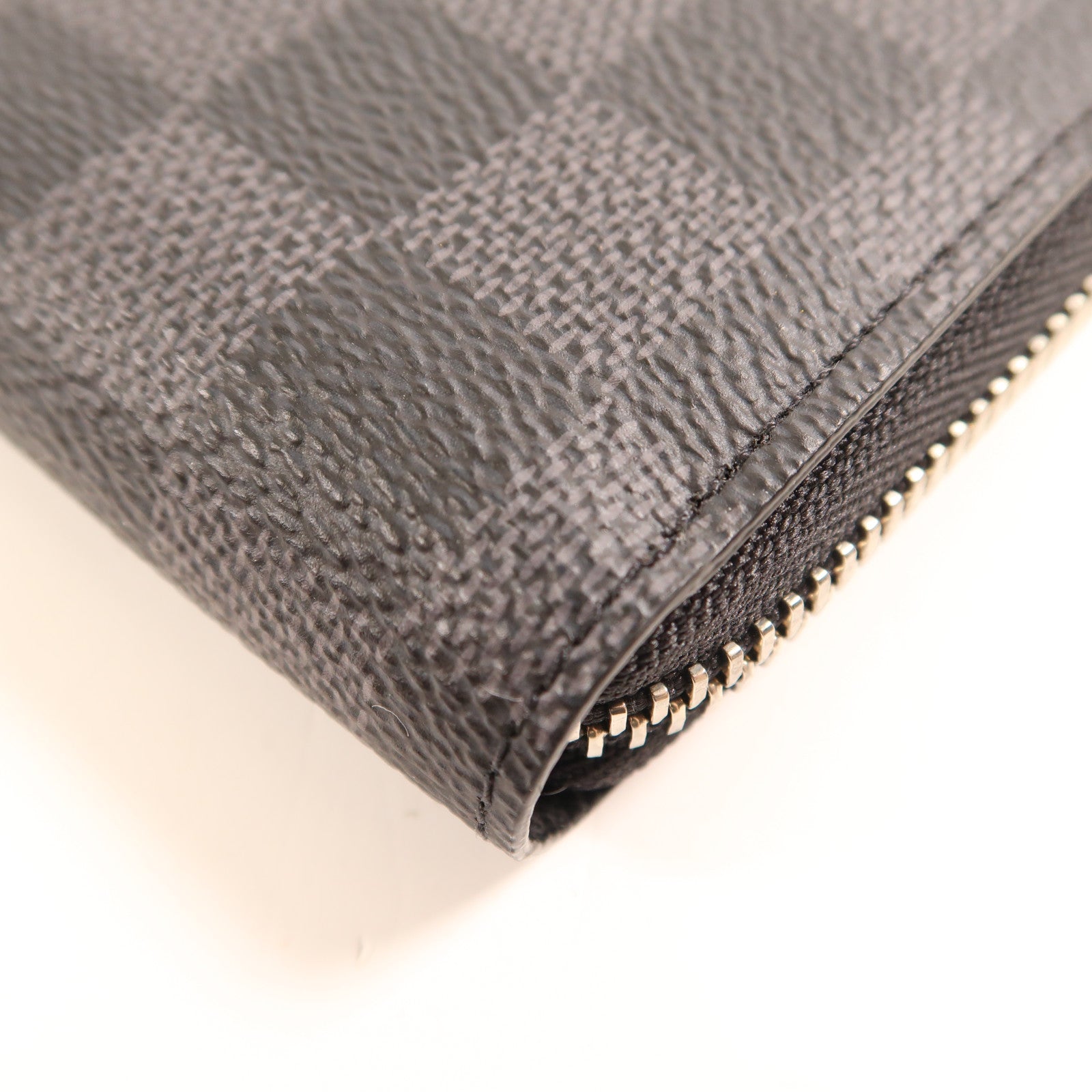 LOUIS VUITTON Damier Graphite Zippy Wallet Horizontal銀扣長錢包