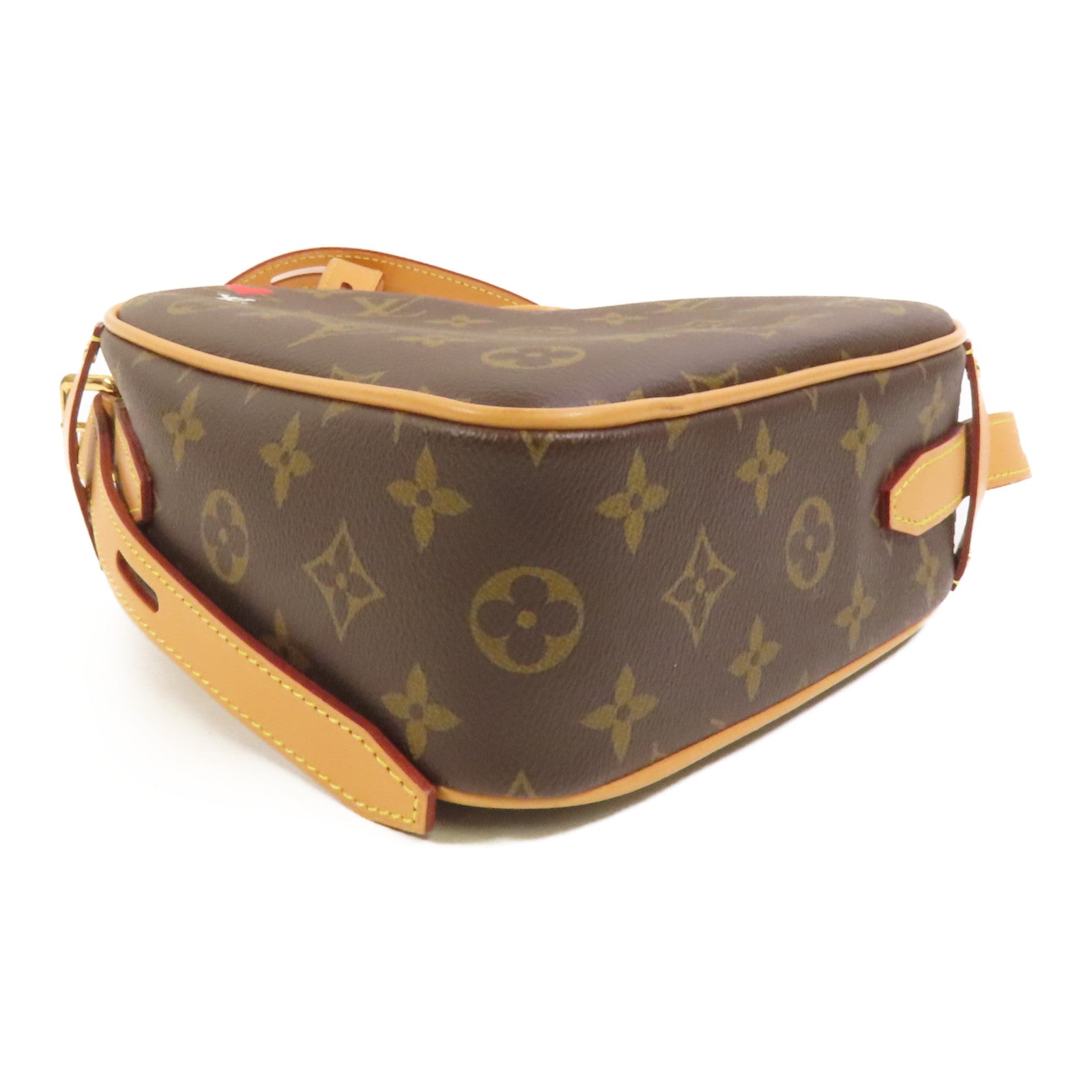 LOUIS VUITTON 【激減優惠】Monogram Game On Coeur金扣肩背袋棕色
