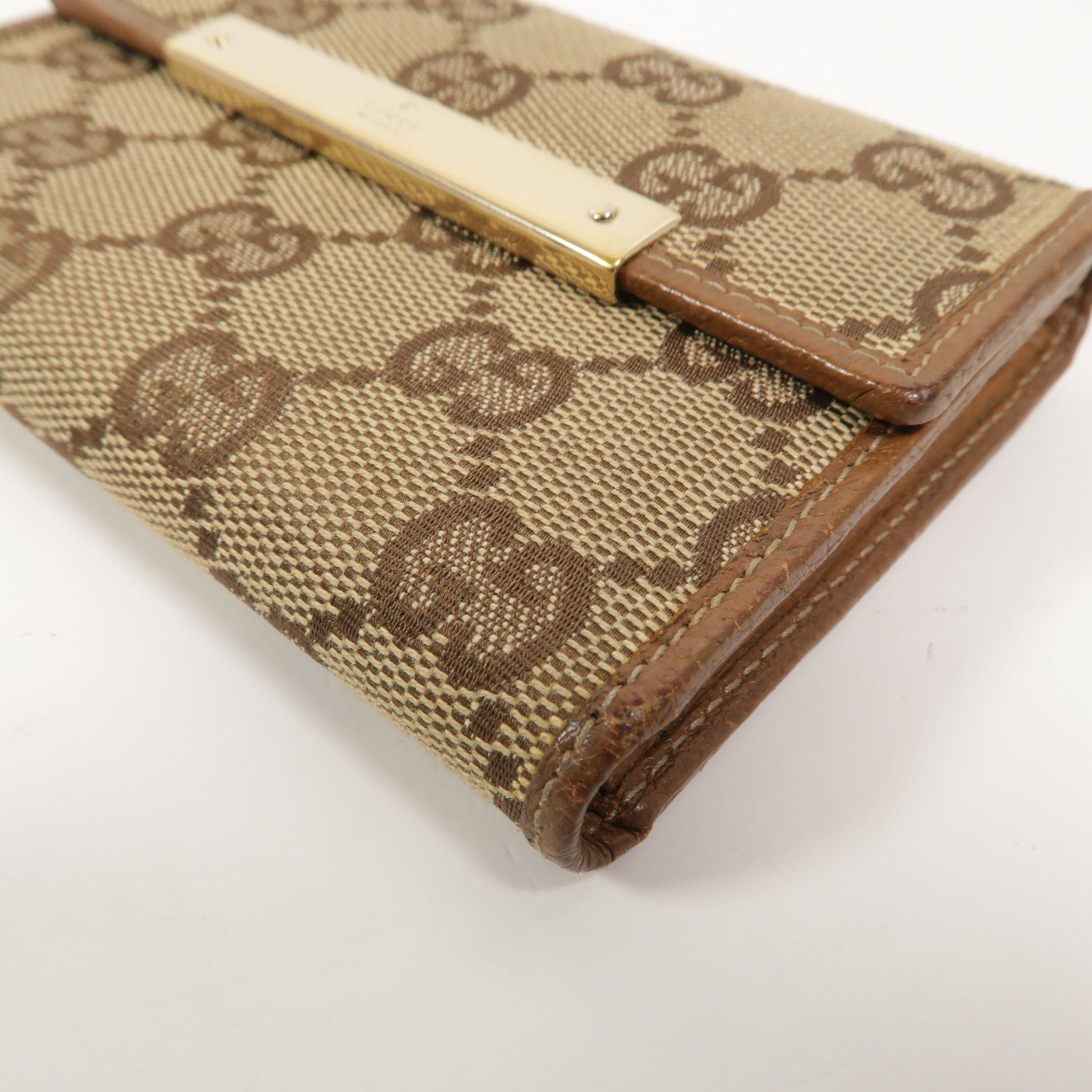 GUCCI 帆布Tri-fold Wallet錢包