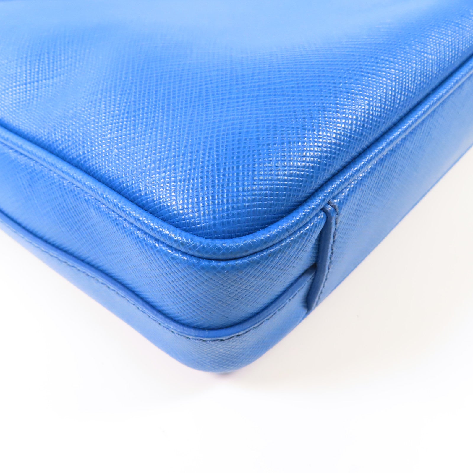 PRADA 塗層帆布Business Bag銀扣手挽肩背兩用袋