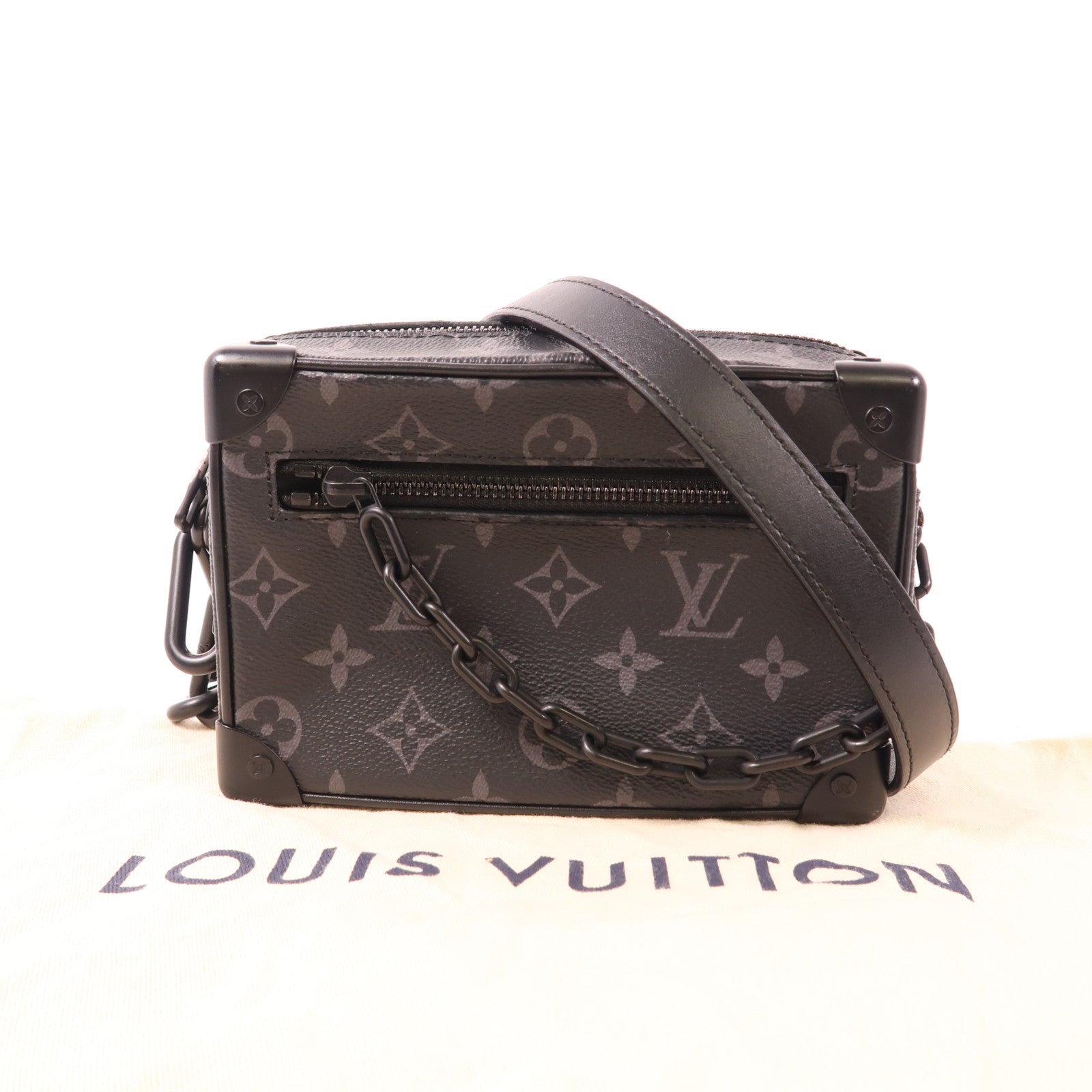 LOUIS VUITTON Monogram Eclipse Mini Soft Trunk肩背袋