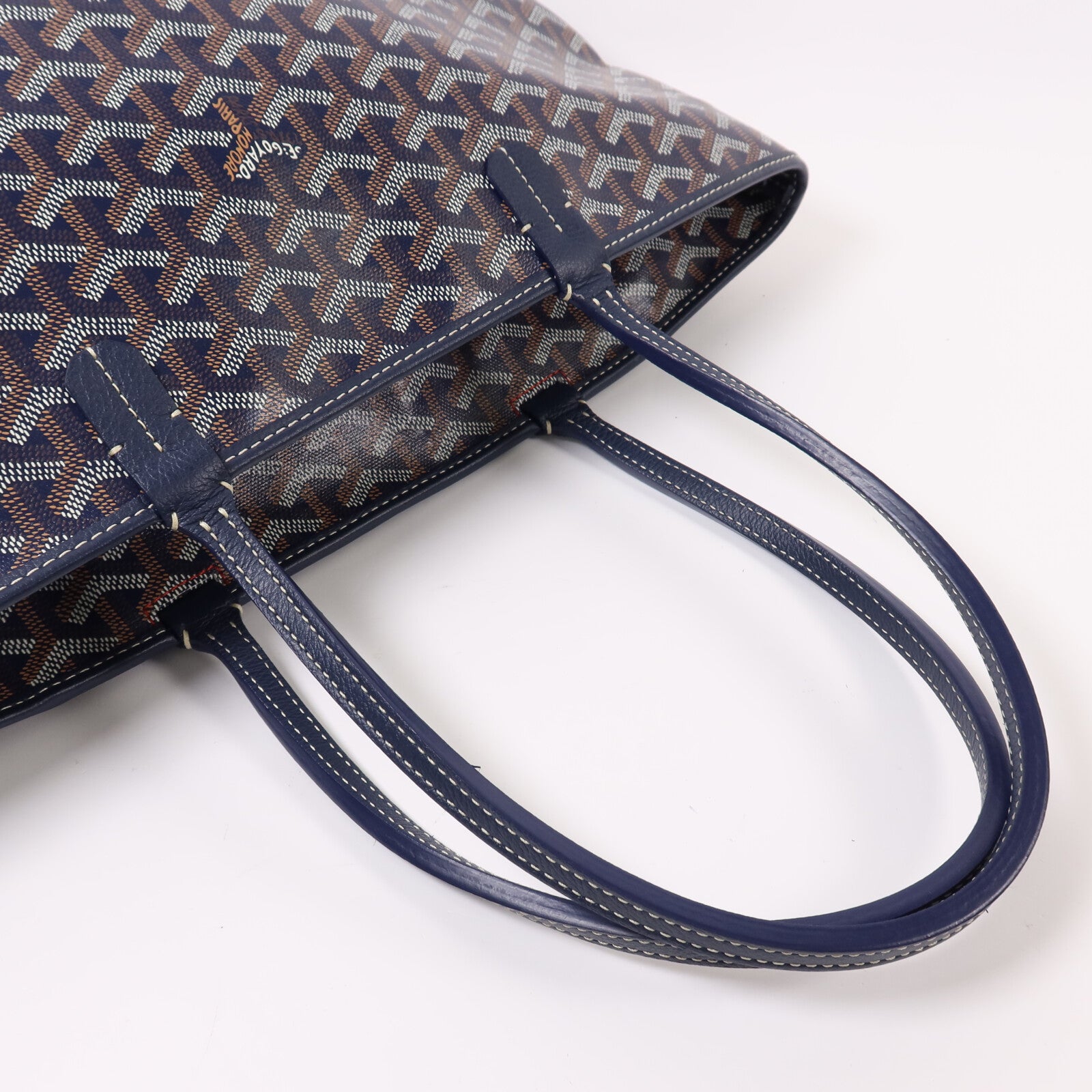 GOYARD 塗層帆布Artois PM銀扣手挽袋