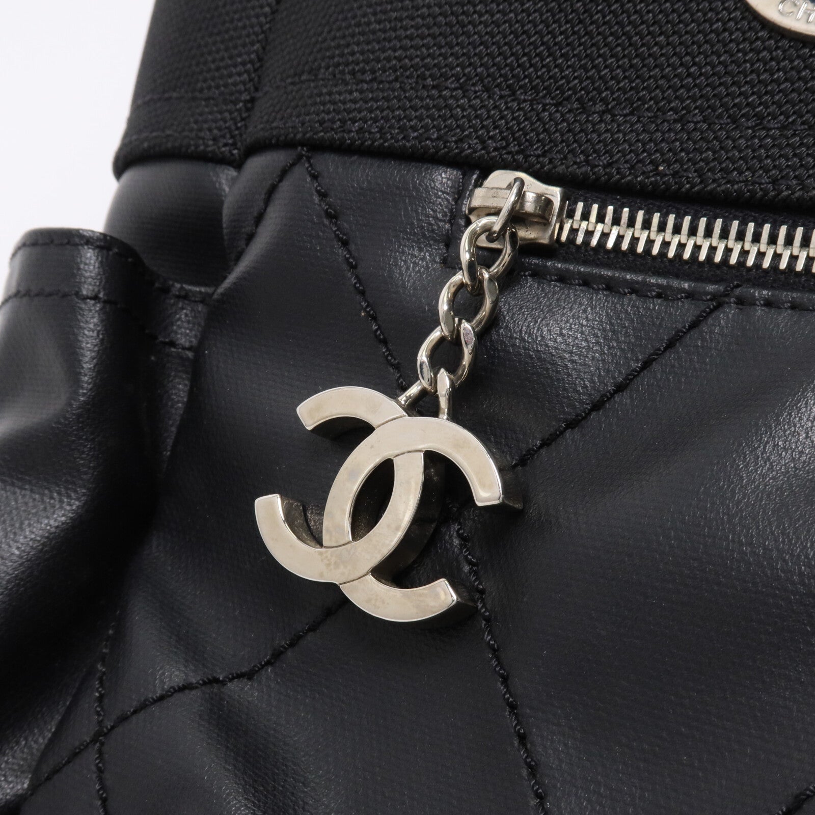 CHANEL 塗層帆布/Paris Biarritz Tote手挽袋
