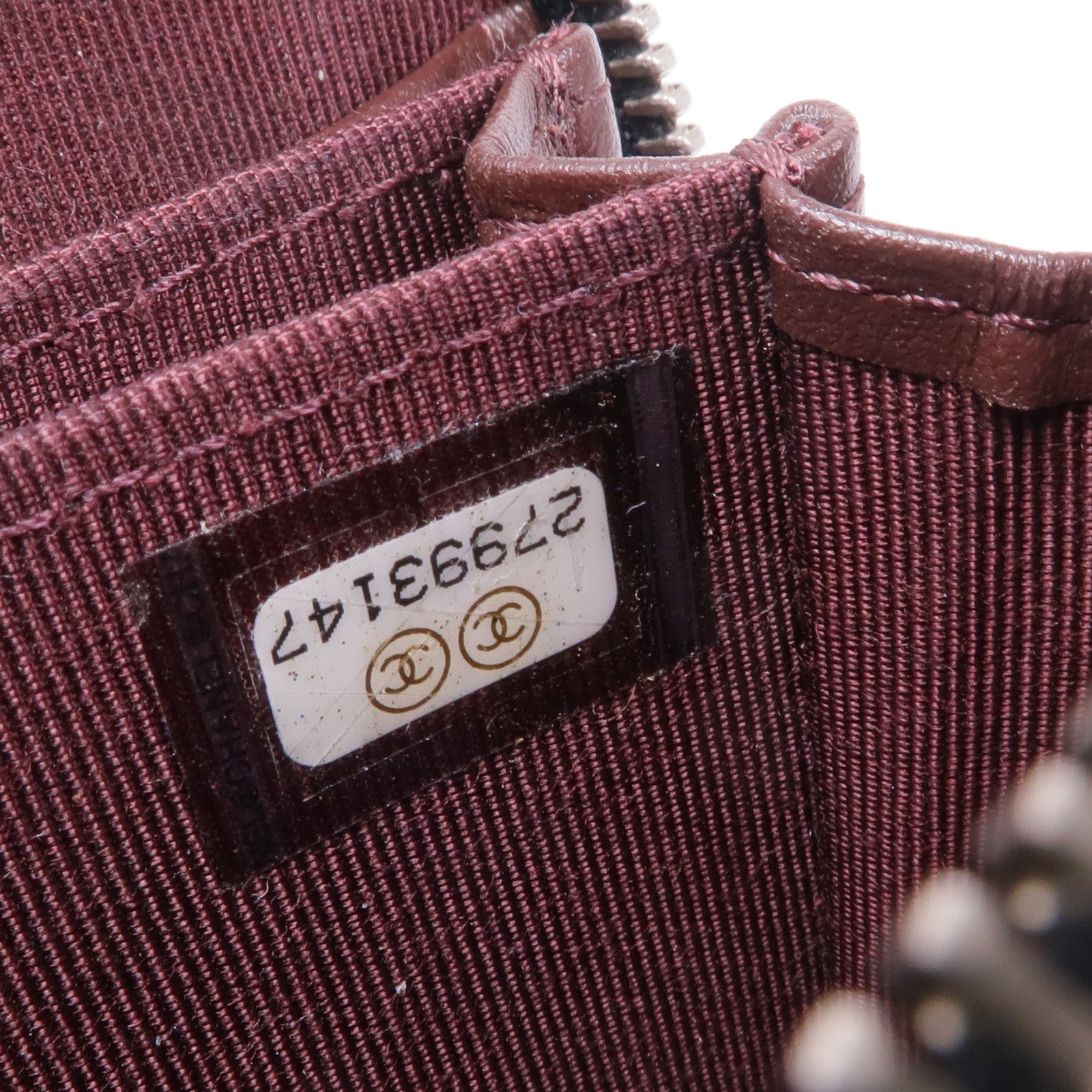 CHANEL 牛皮皮革Coin/Card Case銀扣零錢包/卡片套